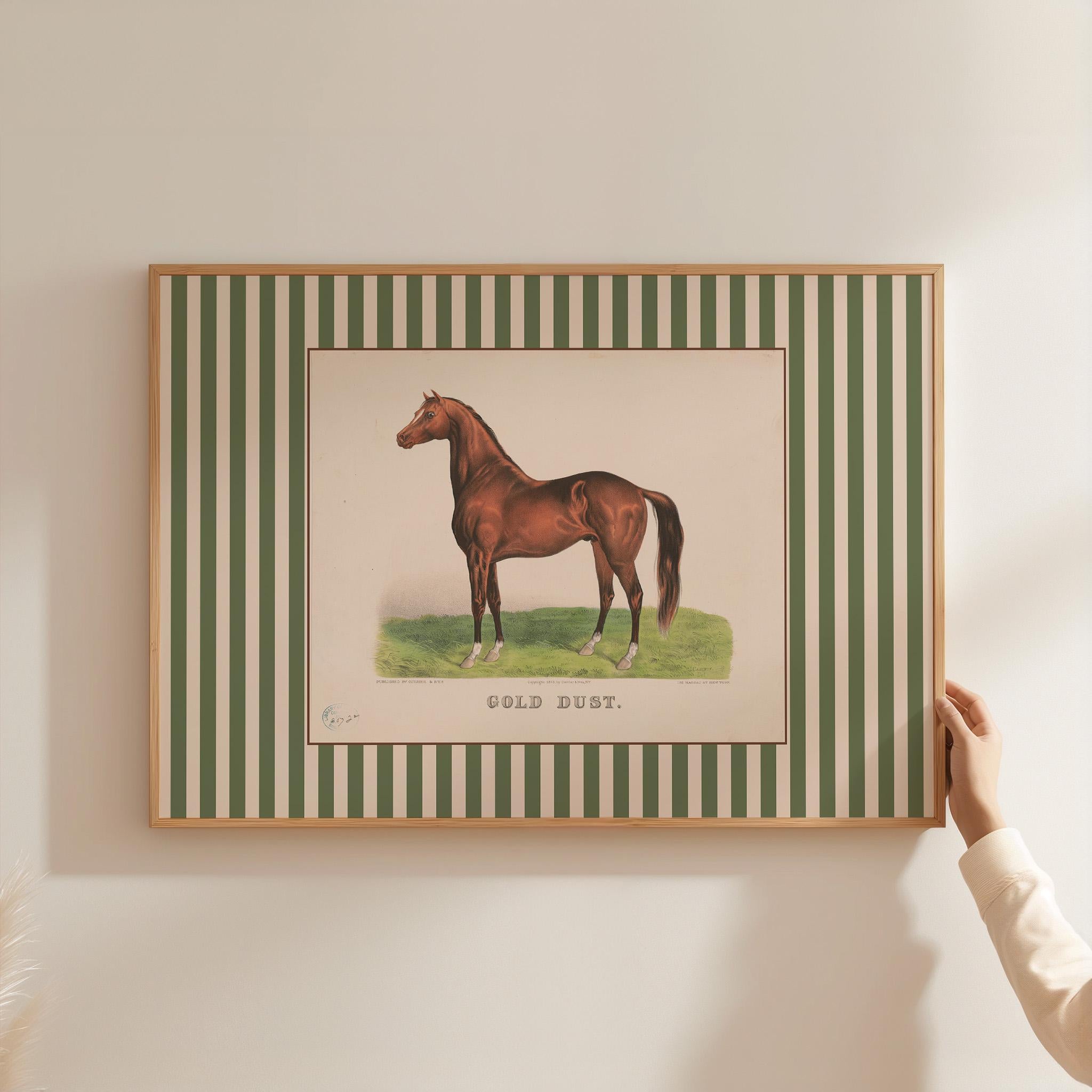 Horse Art Print, Vintage Nursery Art, Boys Room Decor, Vintage Horse Art Print, Vintage Art Decor, Horse Painting, Digital Art Print