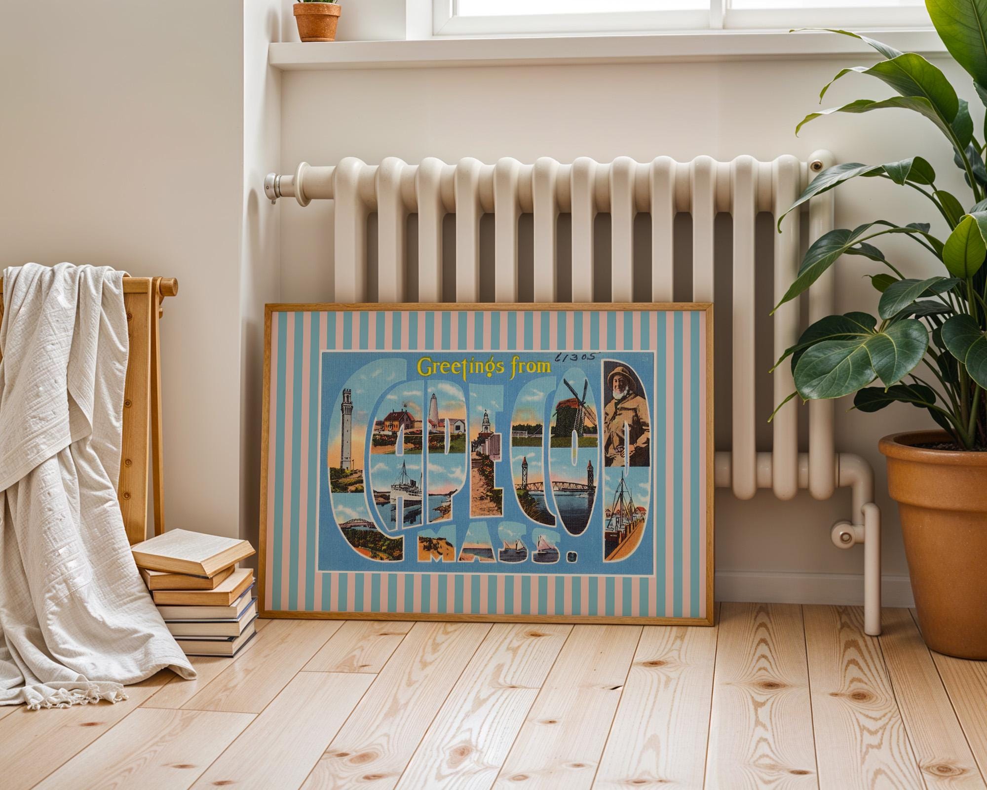 Set of 4 Cape Cod Gallery Wall Digital Art Prints