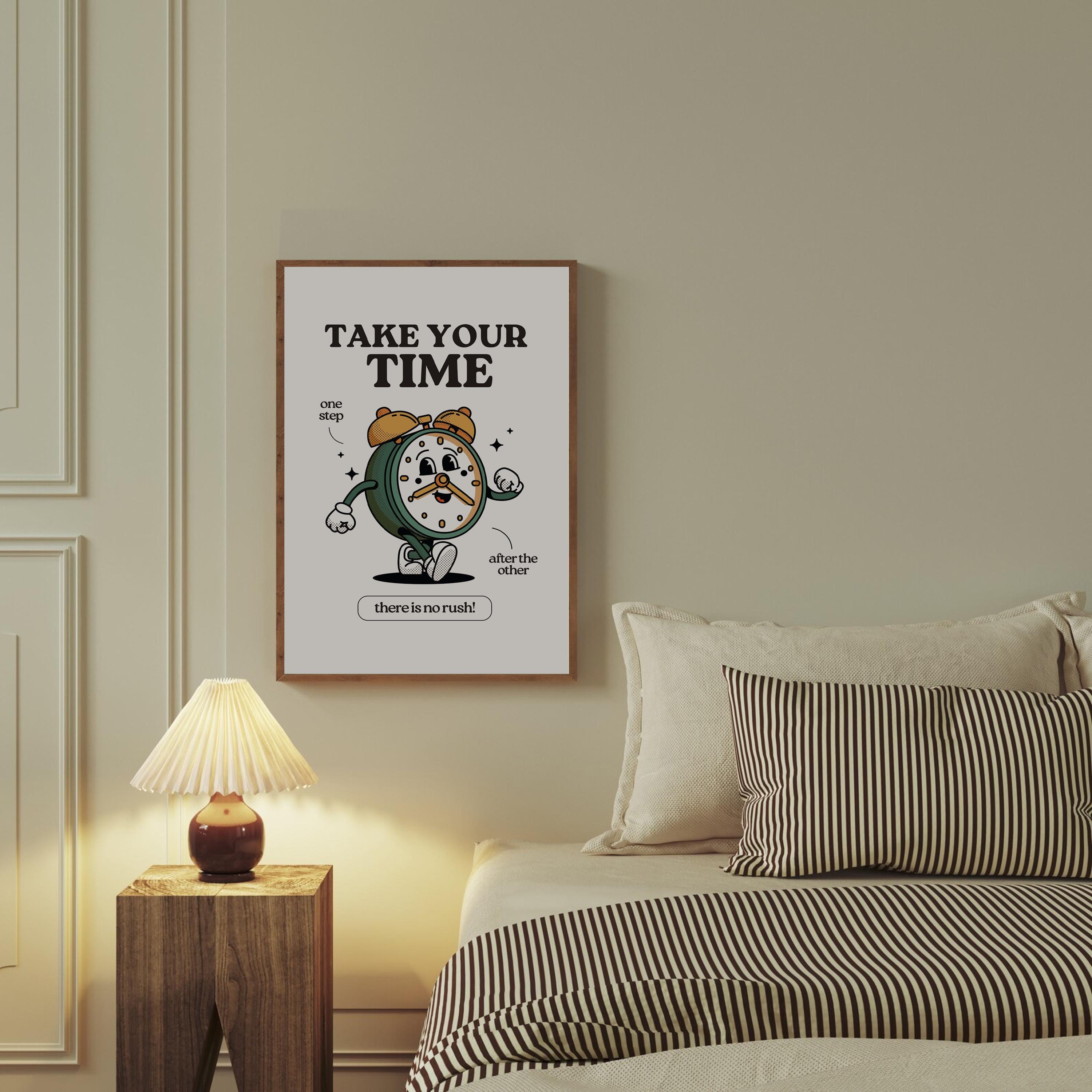 Retro Classroom Print, Wall Print, Cute Kids Art, Retro Cartoon Poster, Retro Quote Print, Cartoon Prints, Kid Art, Kids Posters, Motivation