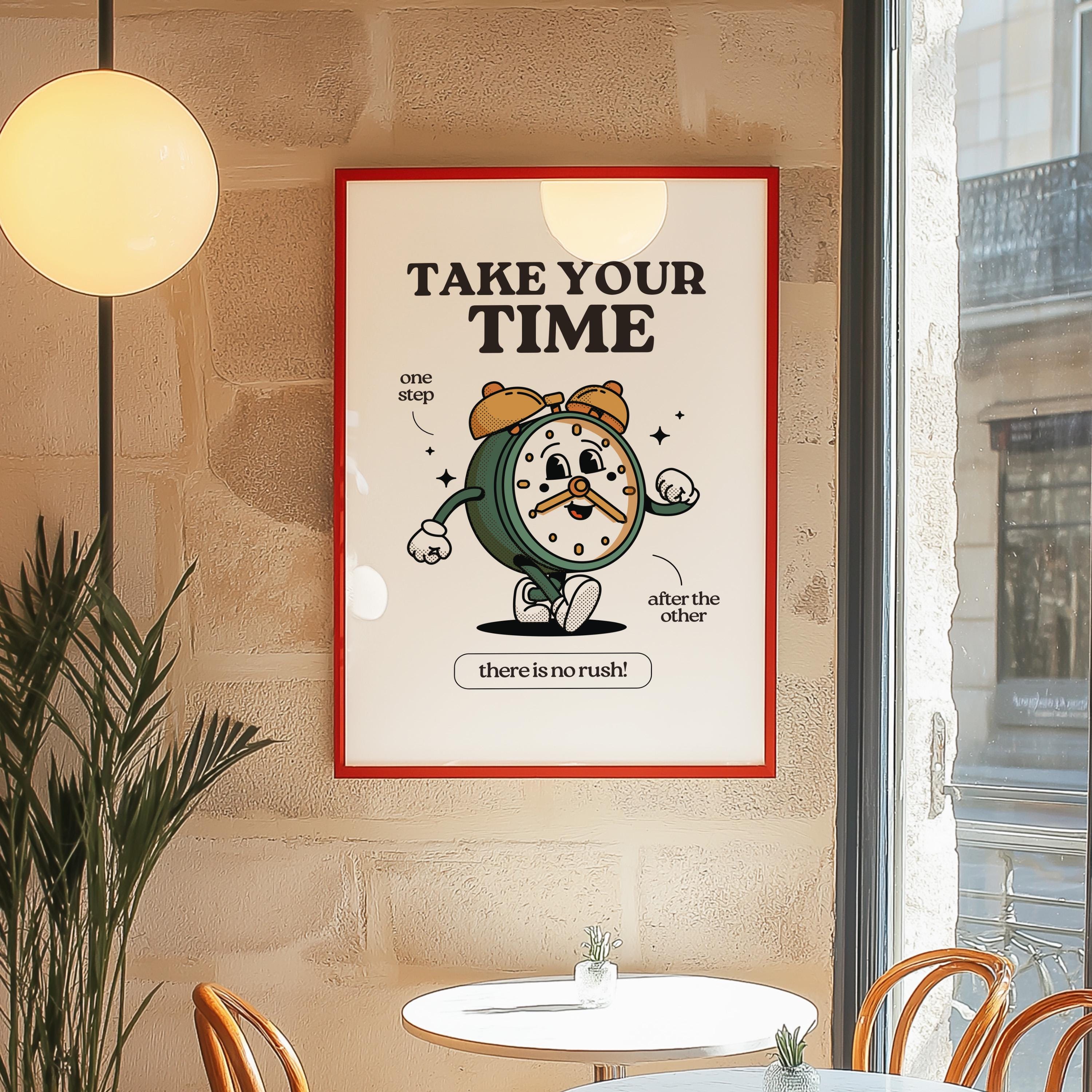 Retro Classroom Print, Wall Print, Cute Kids Art, Retro Cartoon Poster, Retro Quote Print, Cartoon Prints, Kid Art, Kids Posters, Motivation