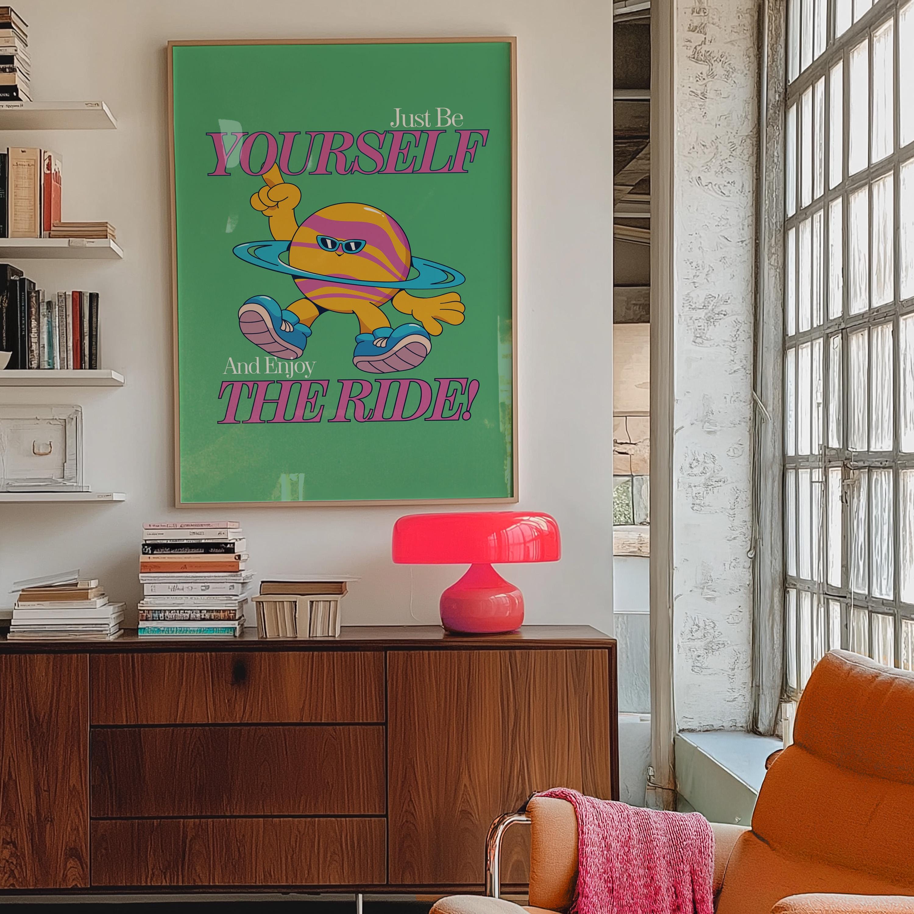 Bundle of 6 Kids Prints, Kids Room Wall Art Collection,  Classroom Decor, Playful Space Prints, Eclectic Classroom Wall Art, Outer space Art