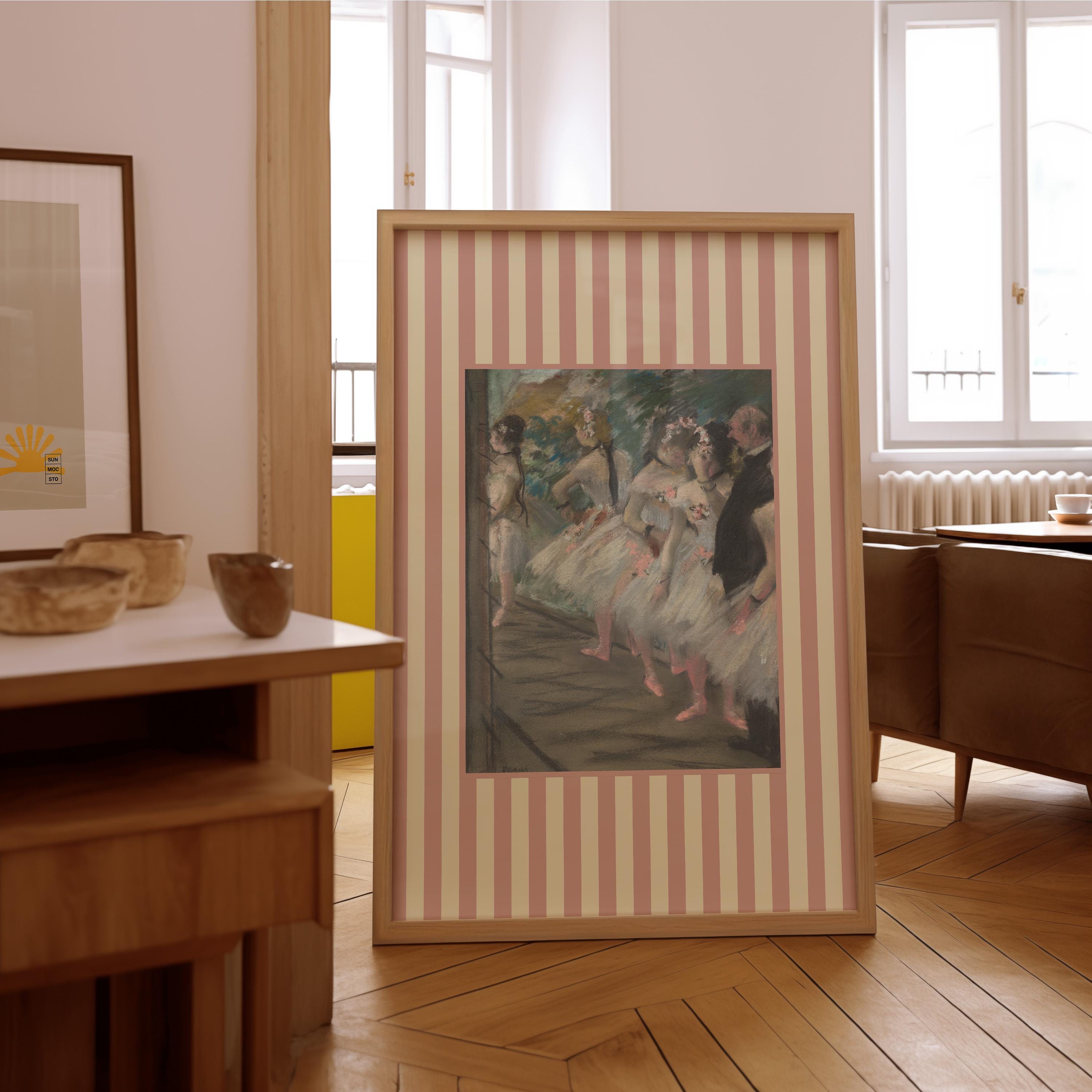 Vintage Fashion Poster, Retro Vintage Print, Ballerina Decor, Digital Download, Paris Art Print, Cottagecore Art, Vintage Aesthetic, Ballet