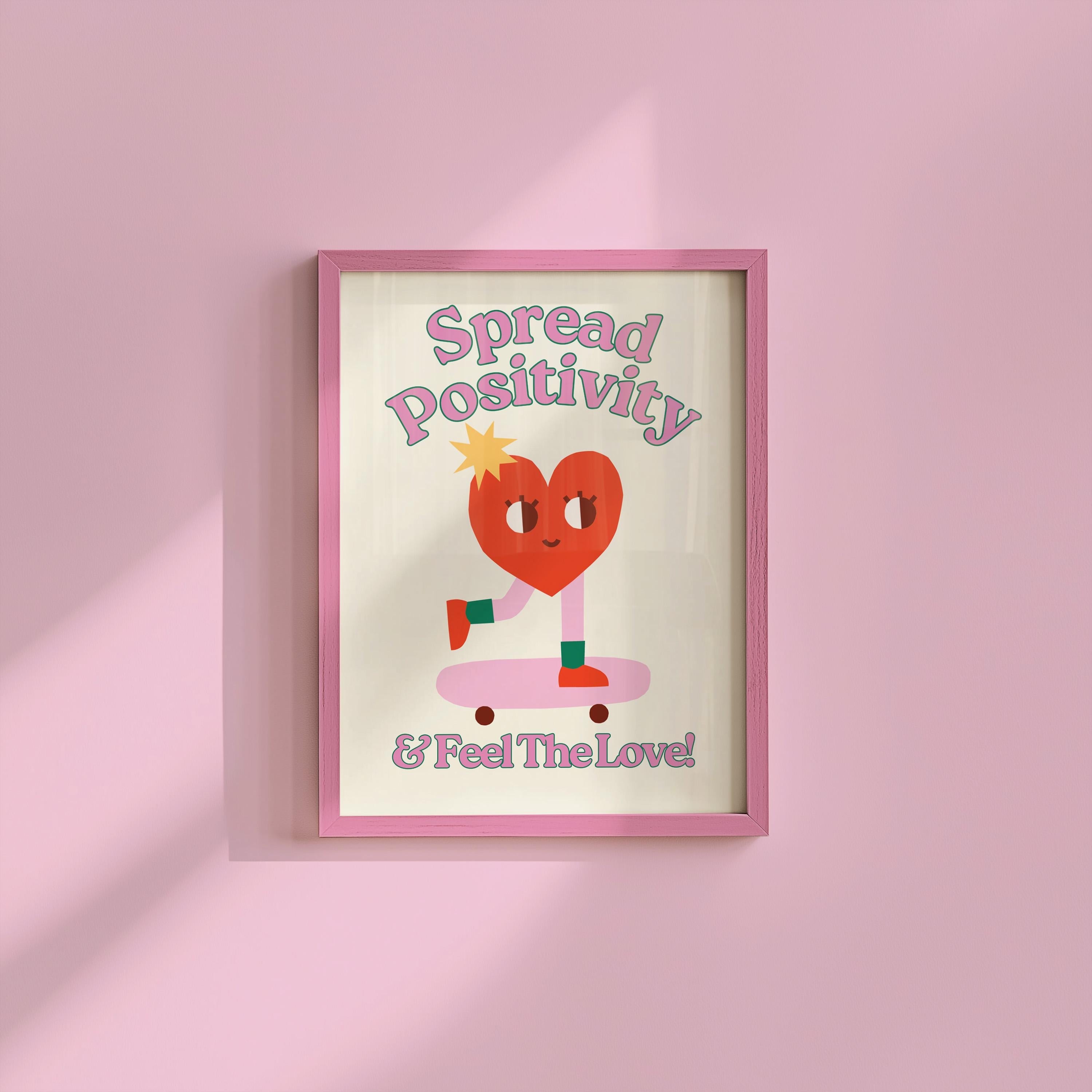 Classroom Art, Kids Room Art, Downloadable Print, Cartoon Art, Friendship Posters, Trendy Posters, Vintage Mascot Art, Cute Positive Poster