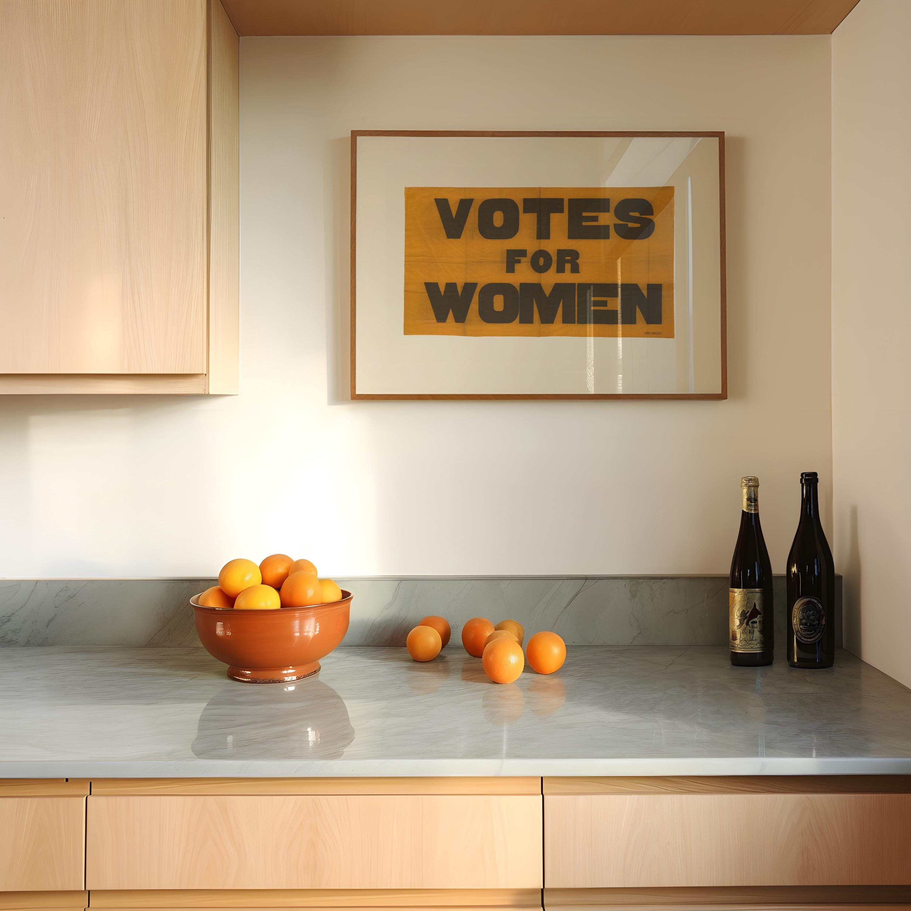 Feminist Poster, Votes for Women, Votes for Women Art, Vintage Flag Art, Votes for Women Print, Suffragette art print, gs print shoppe