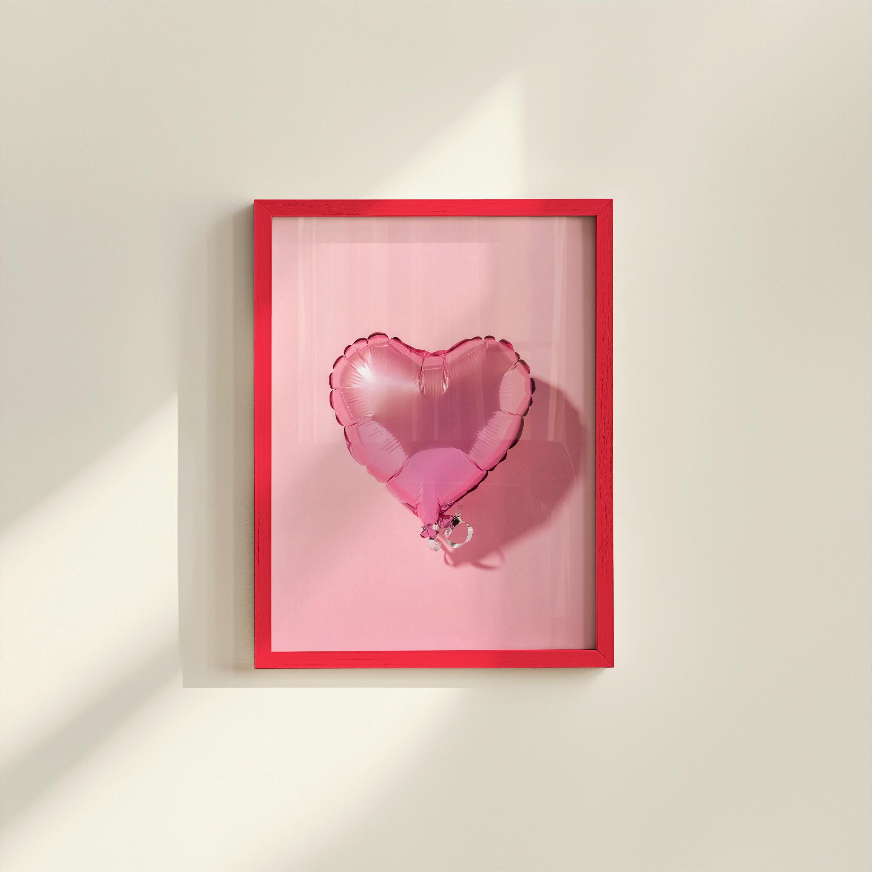 Heart Balloon Digital Art Print