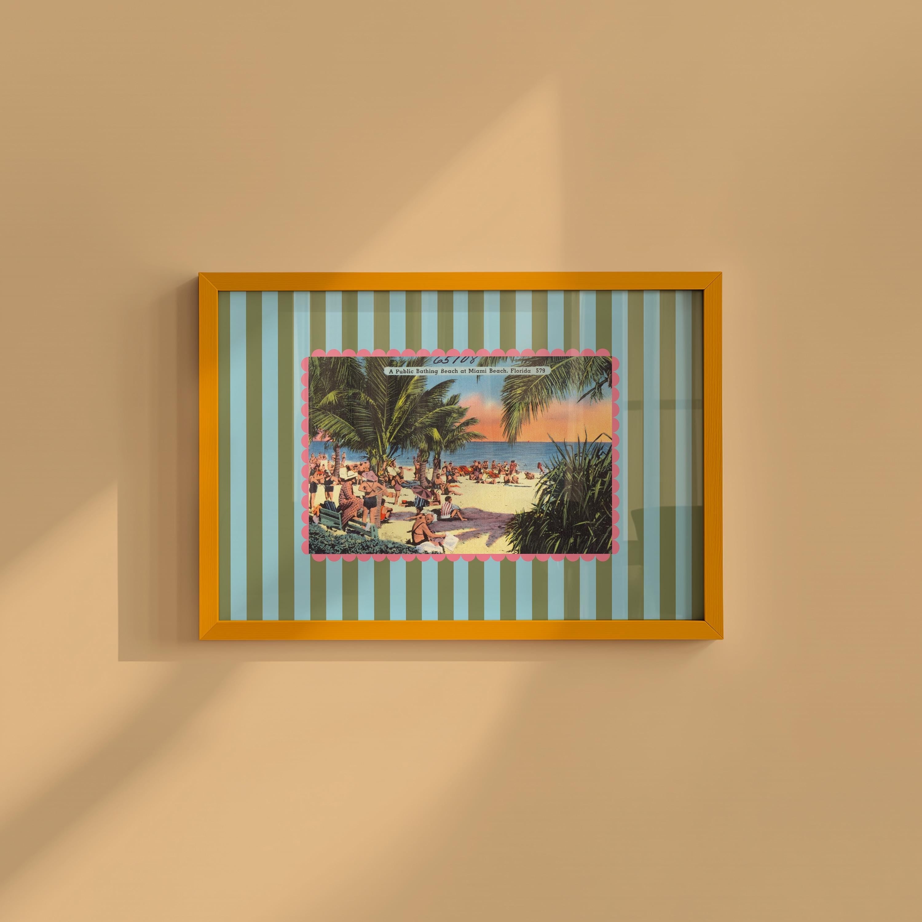 Miami Beach Florida Digital Art Print