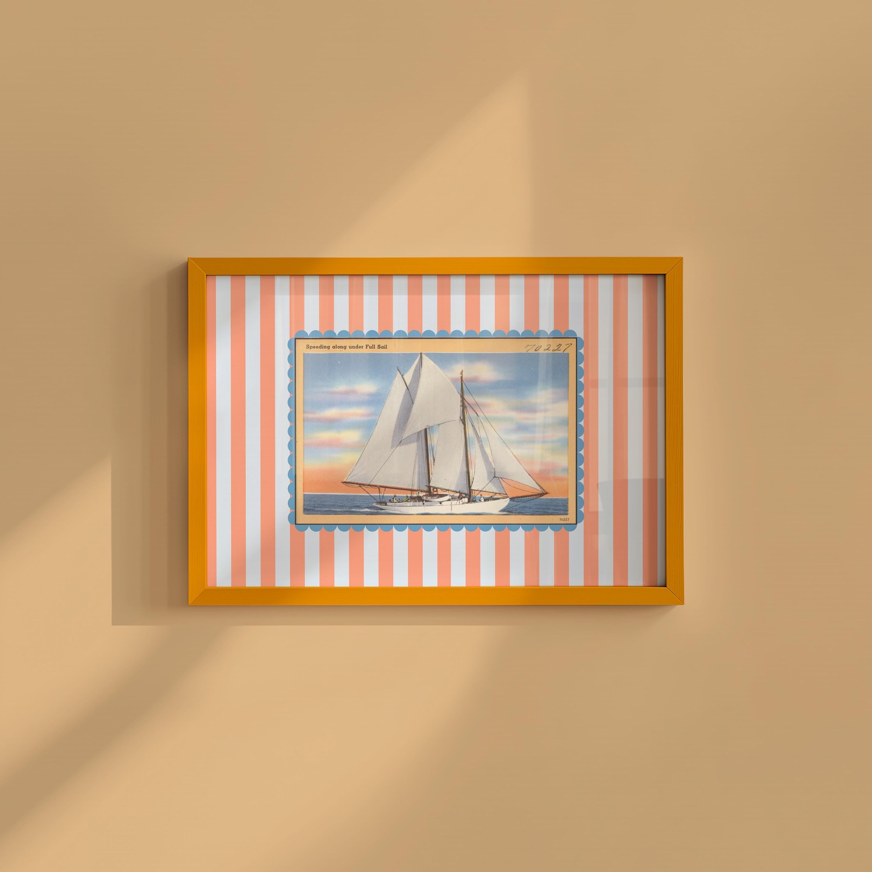 Sailing Digital Art Print