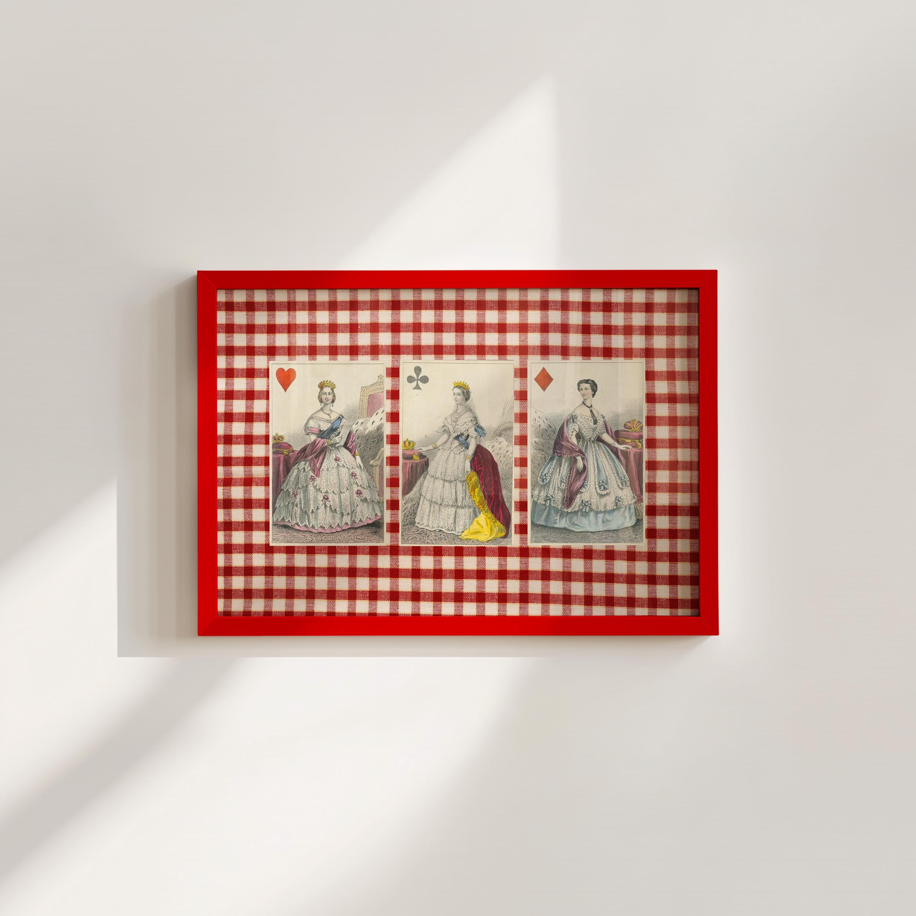 Queen of Hearts Digital Art Print