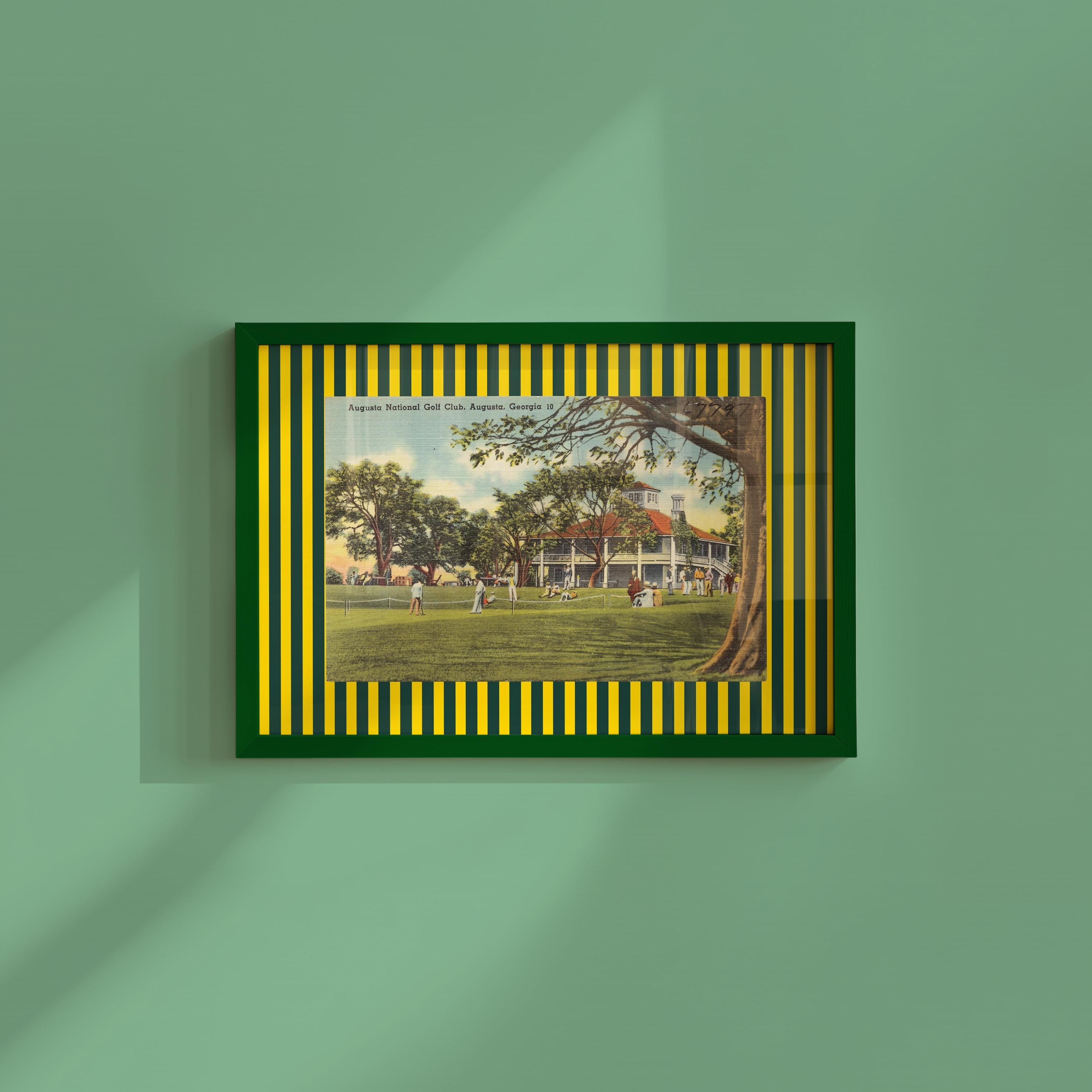 Augusta Masters Golf Vintage Digital Art Print