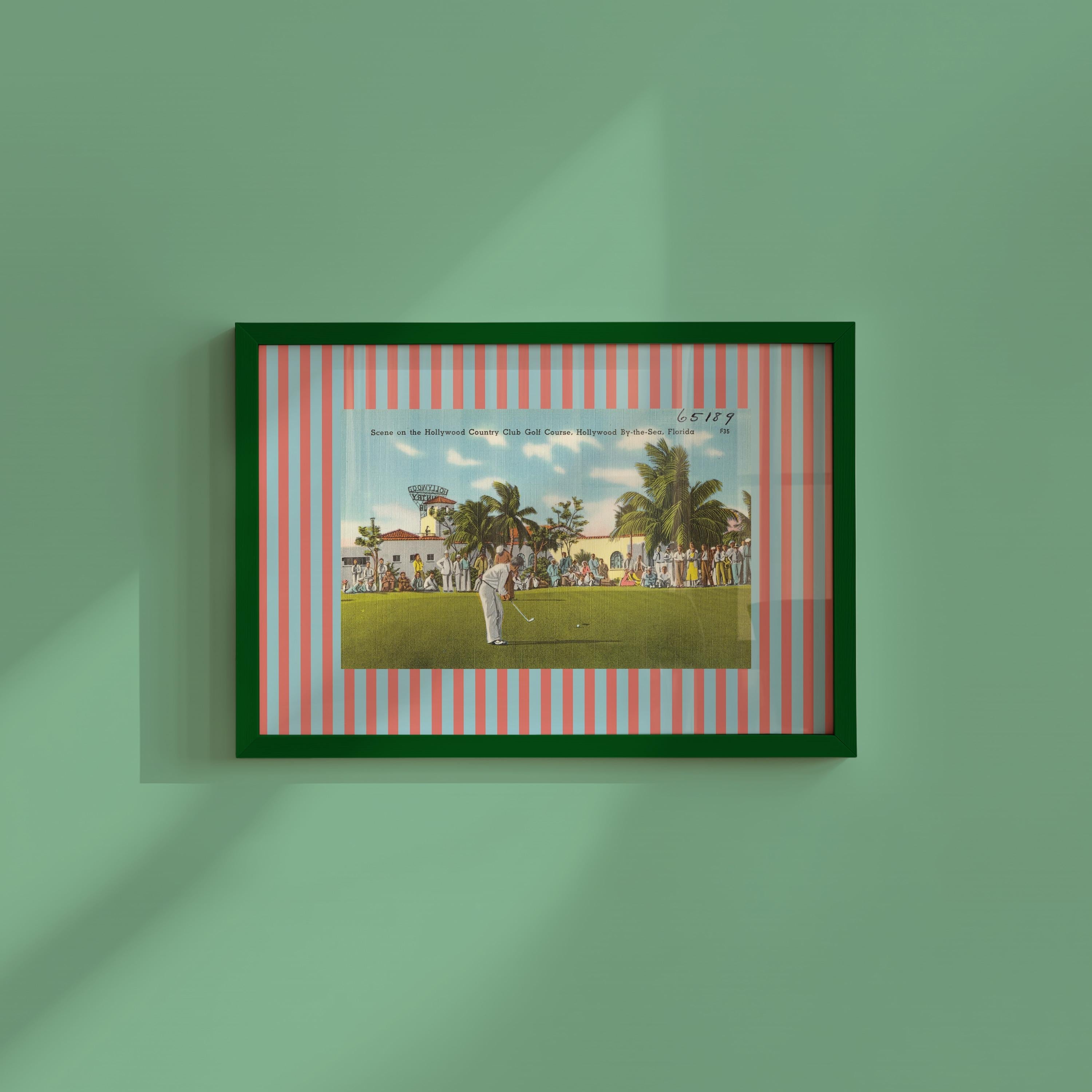 Hollywood Florida Golf Digital Art Print