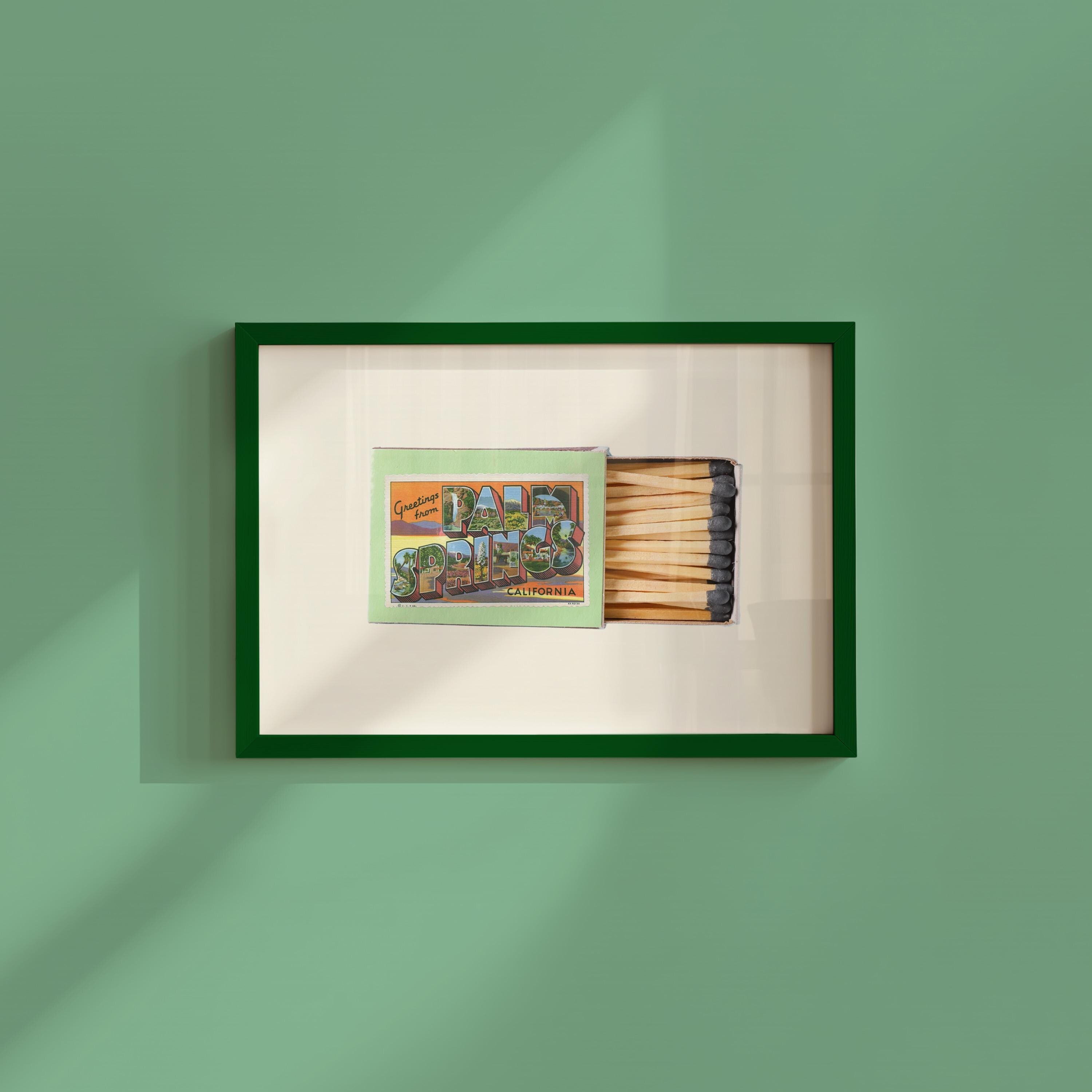 PalmSprings Matchbook Horizontal Digital Art Print