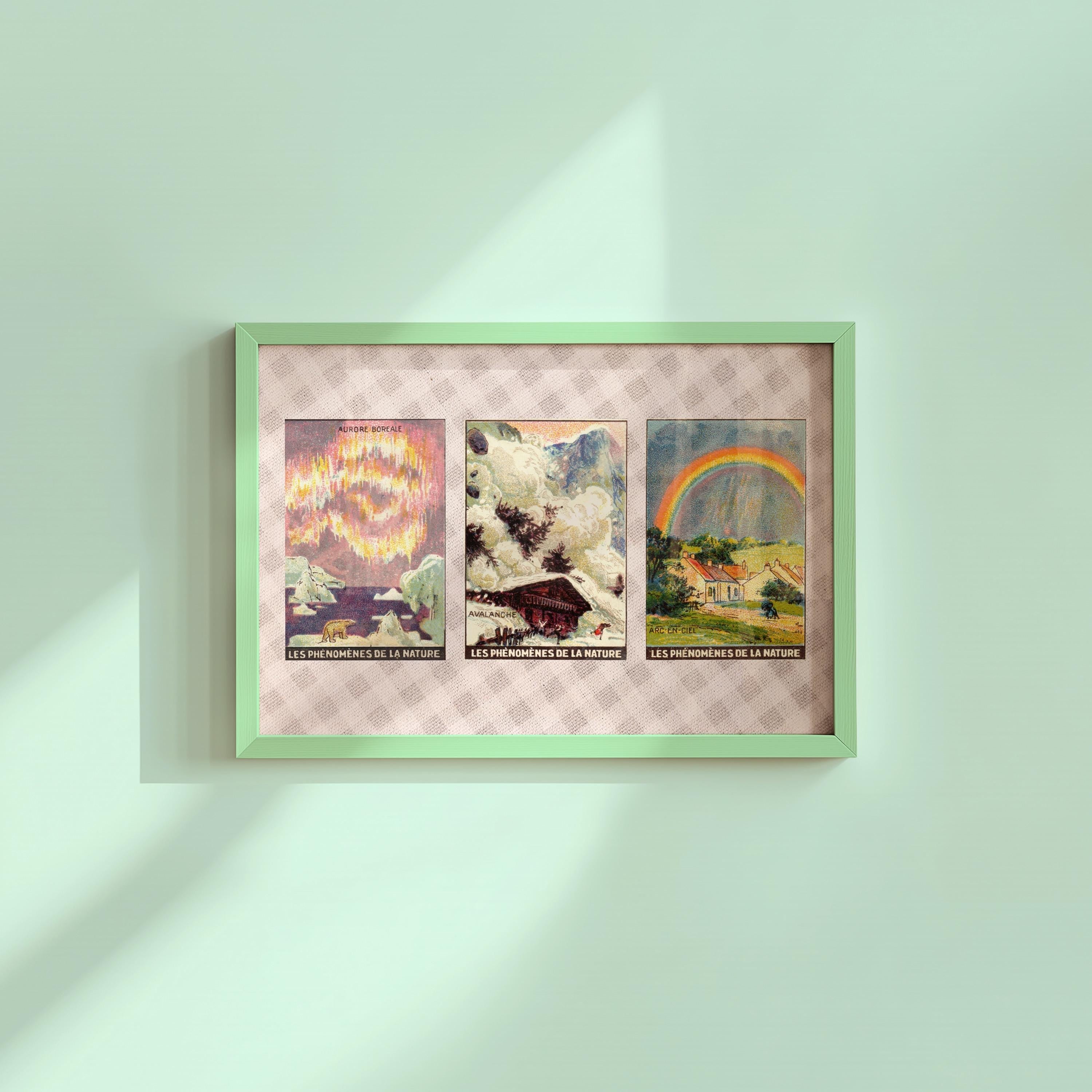 Vintage Nature Phenomenons Digital Art Print