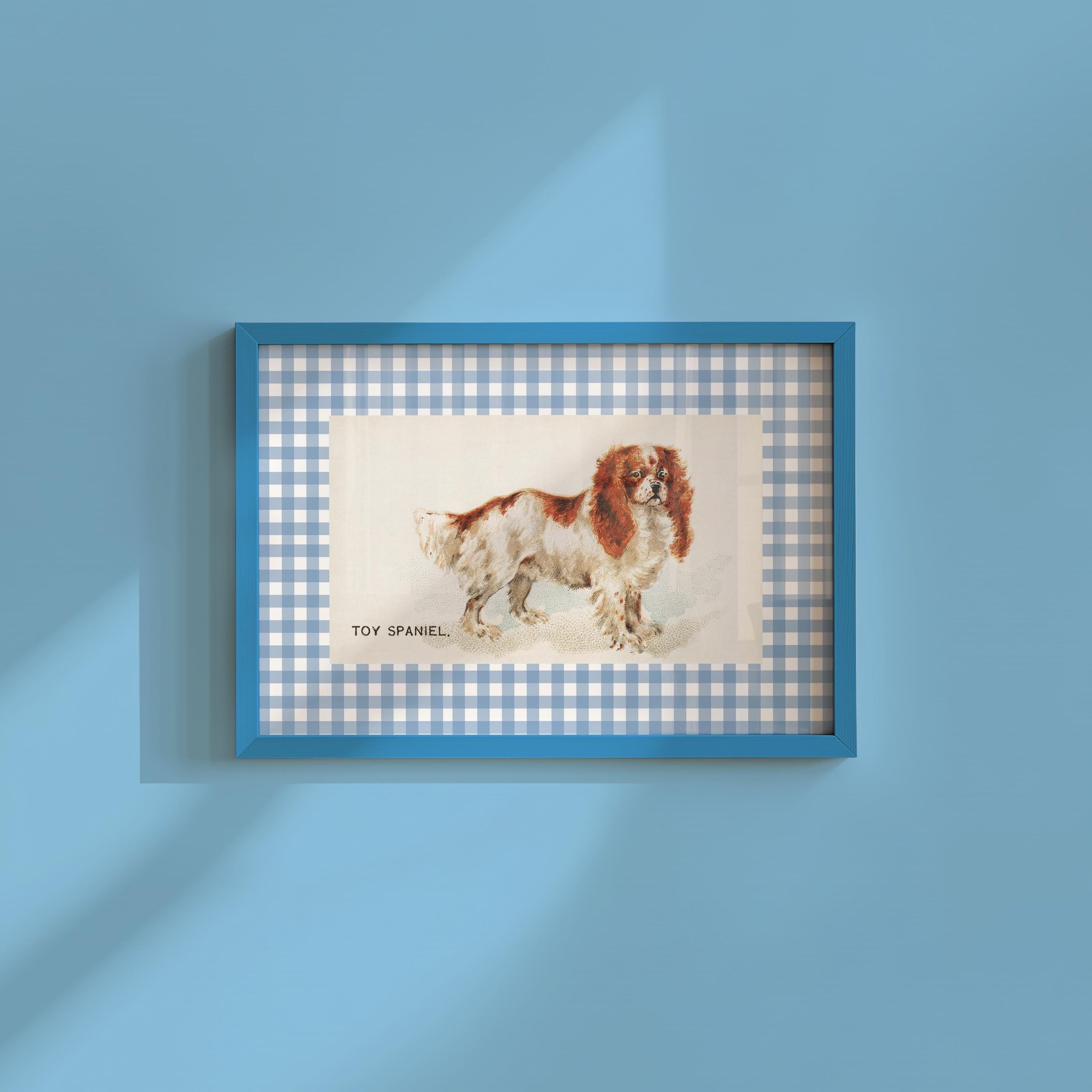 Vintage Spaniel Digital Art Print