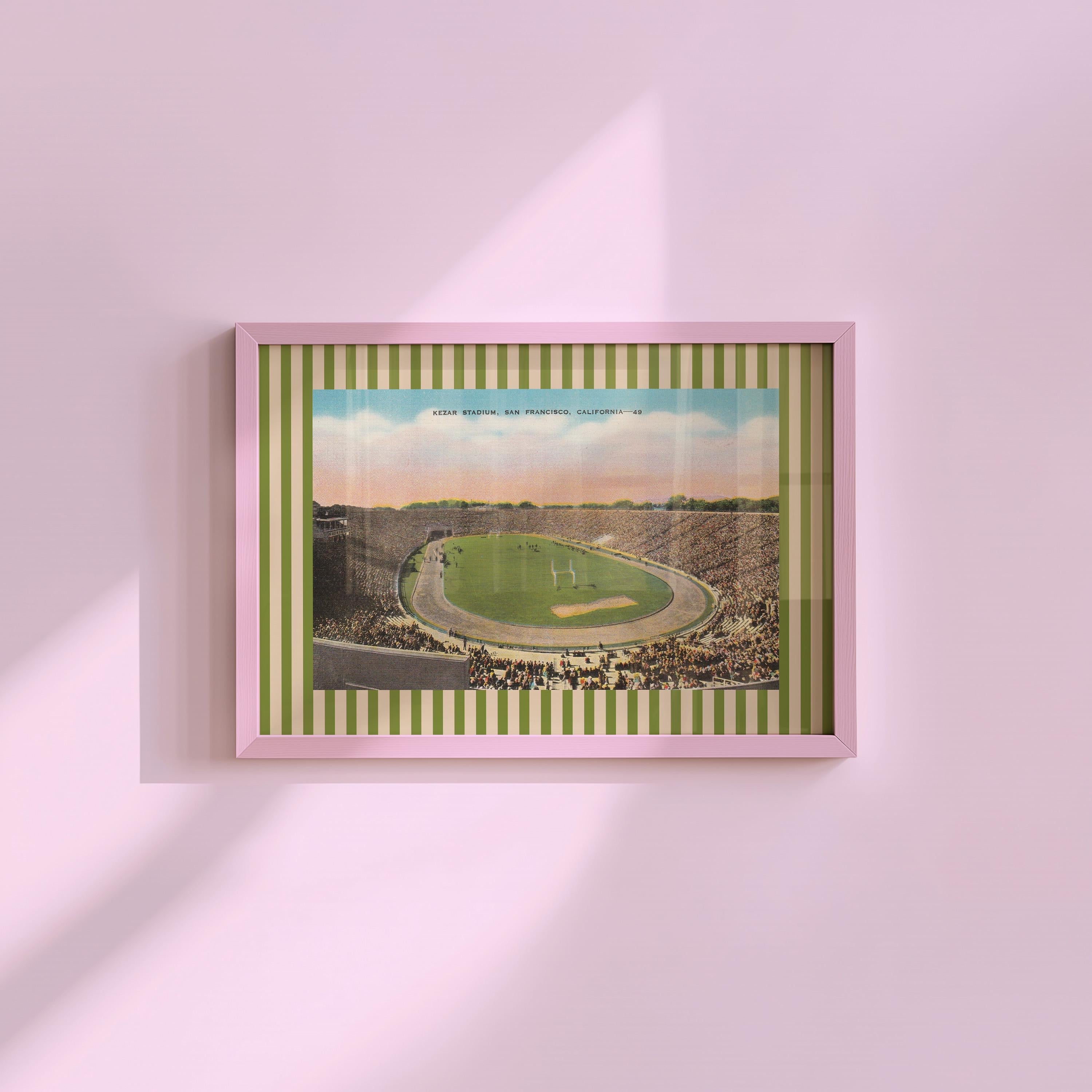 Vintage Kezar Stadium San Francisco Digital Art Print