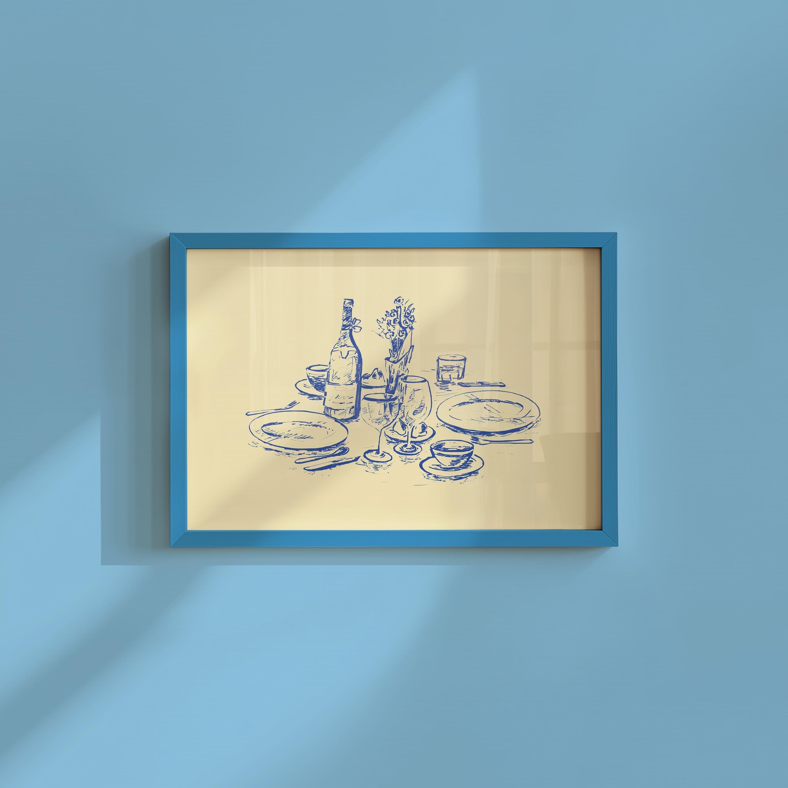 Tablescape Digital Art Print