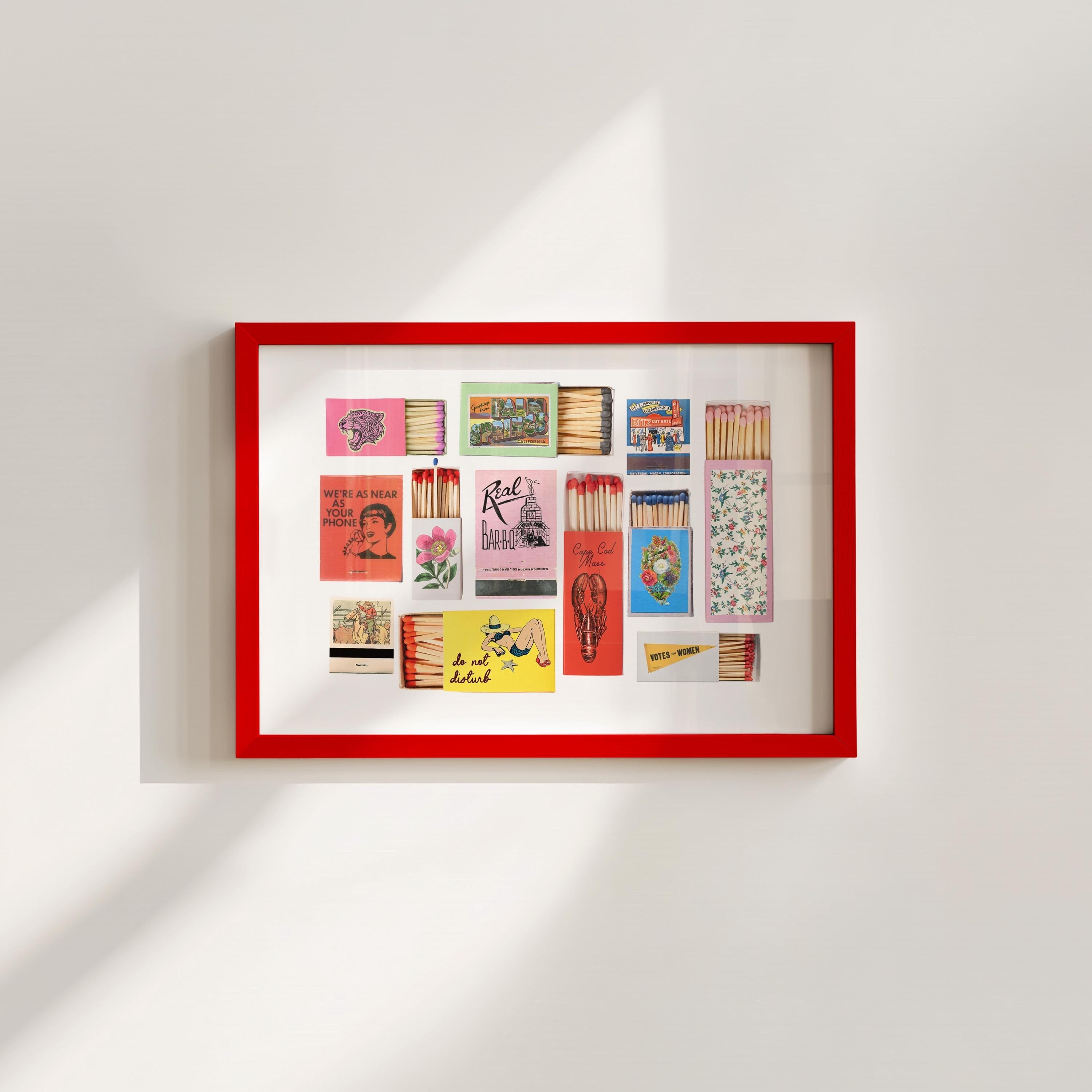 Matchbook Horizontal One Digital Art Print