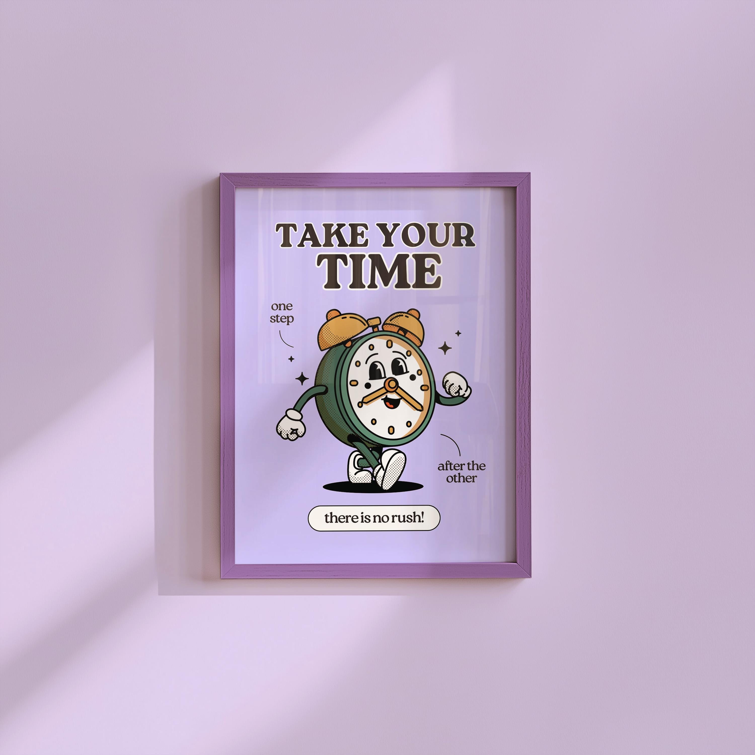 Take Your Time Clock Digital Art Print