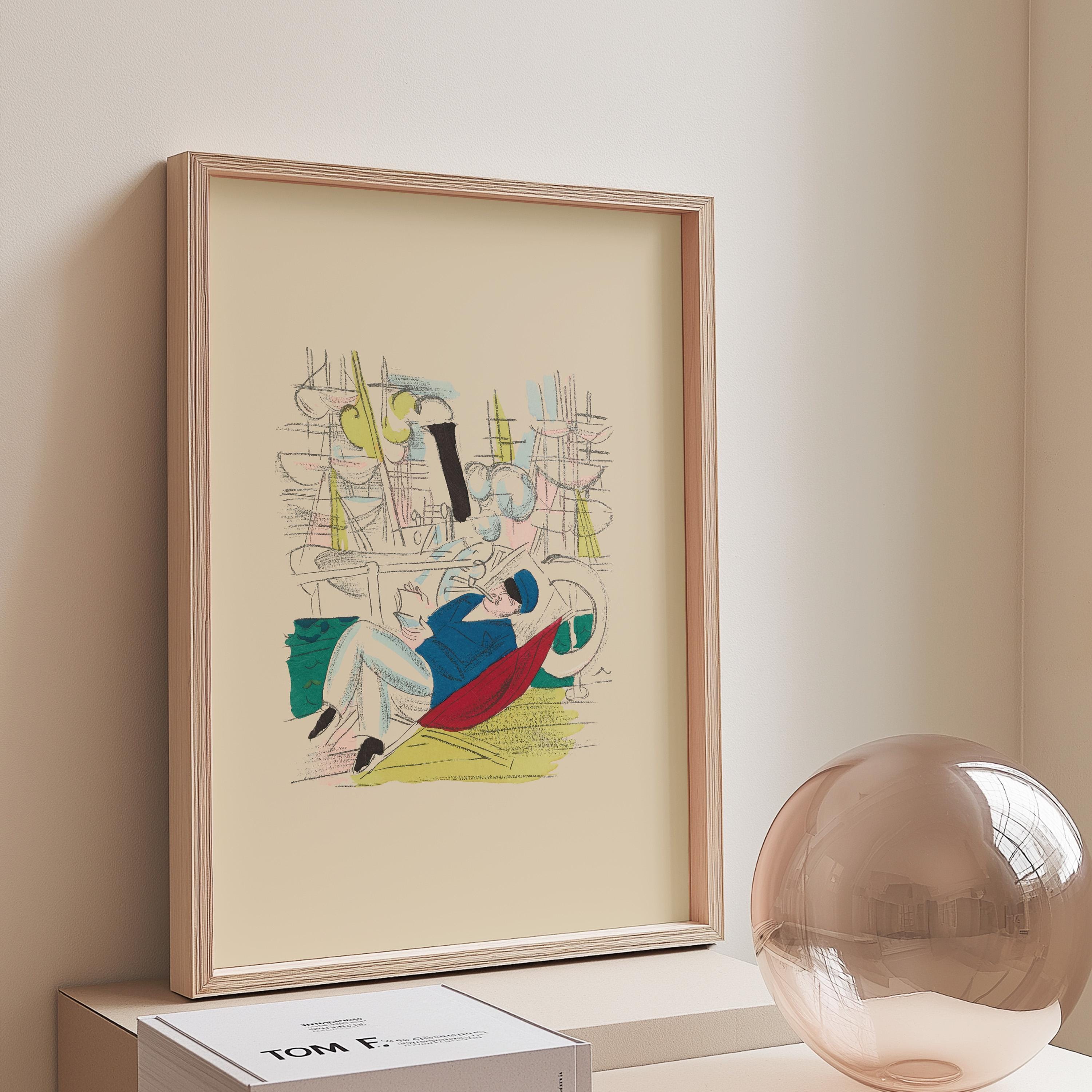 Sailor Vintage Digital Art Print