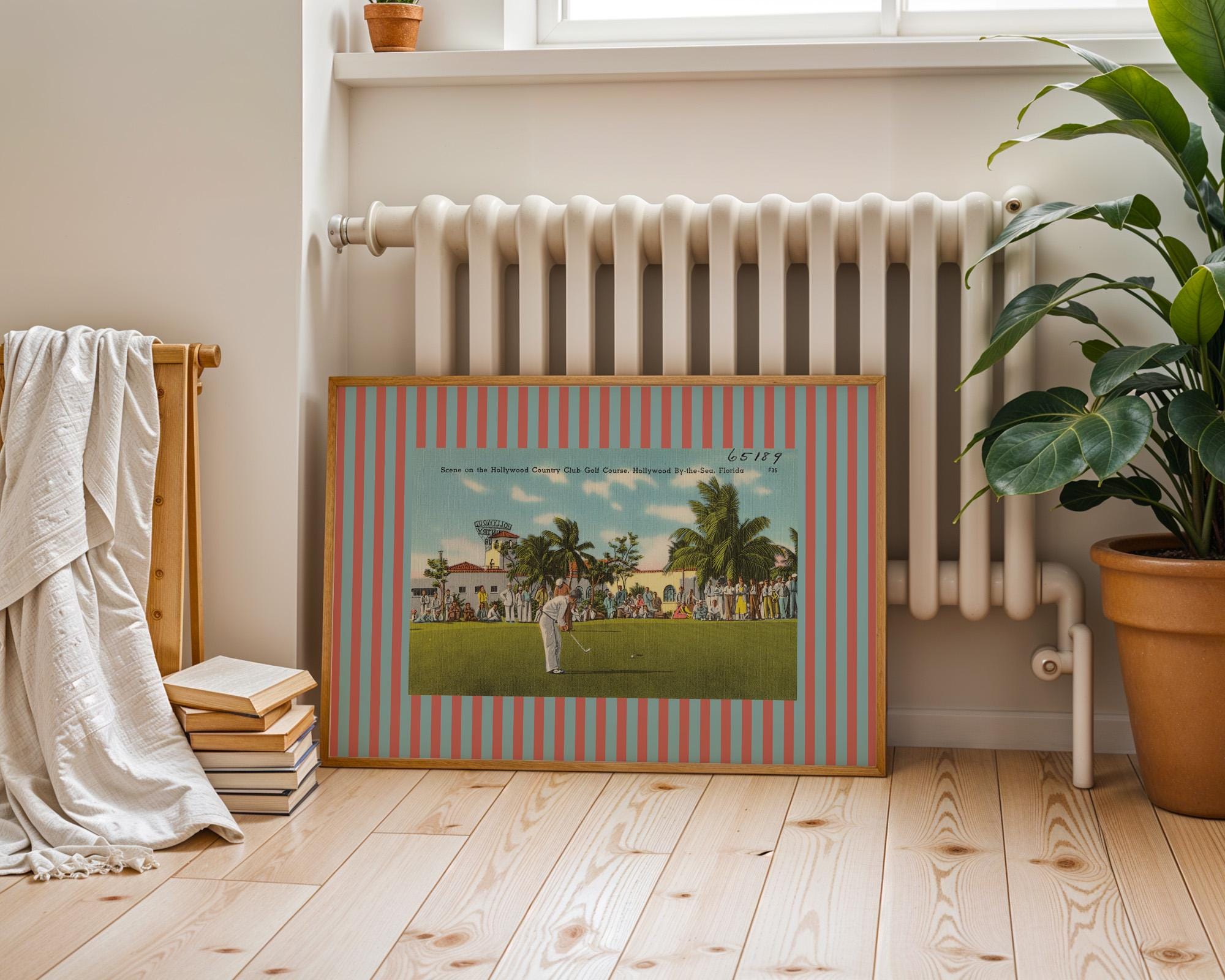Golfers Print, Golf course Art, Retro Gift for Golfer Dad, Horizontal Vintage, Office Decor, Golf Course Print, Golfing Art Print, Florida