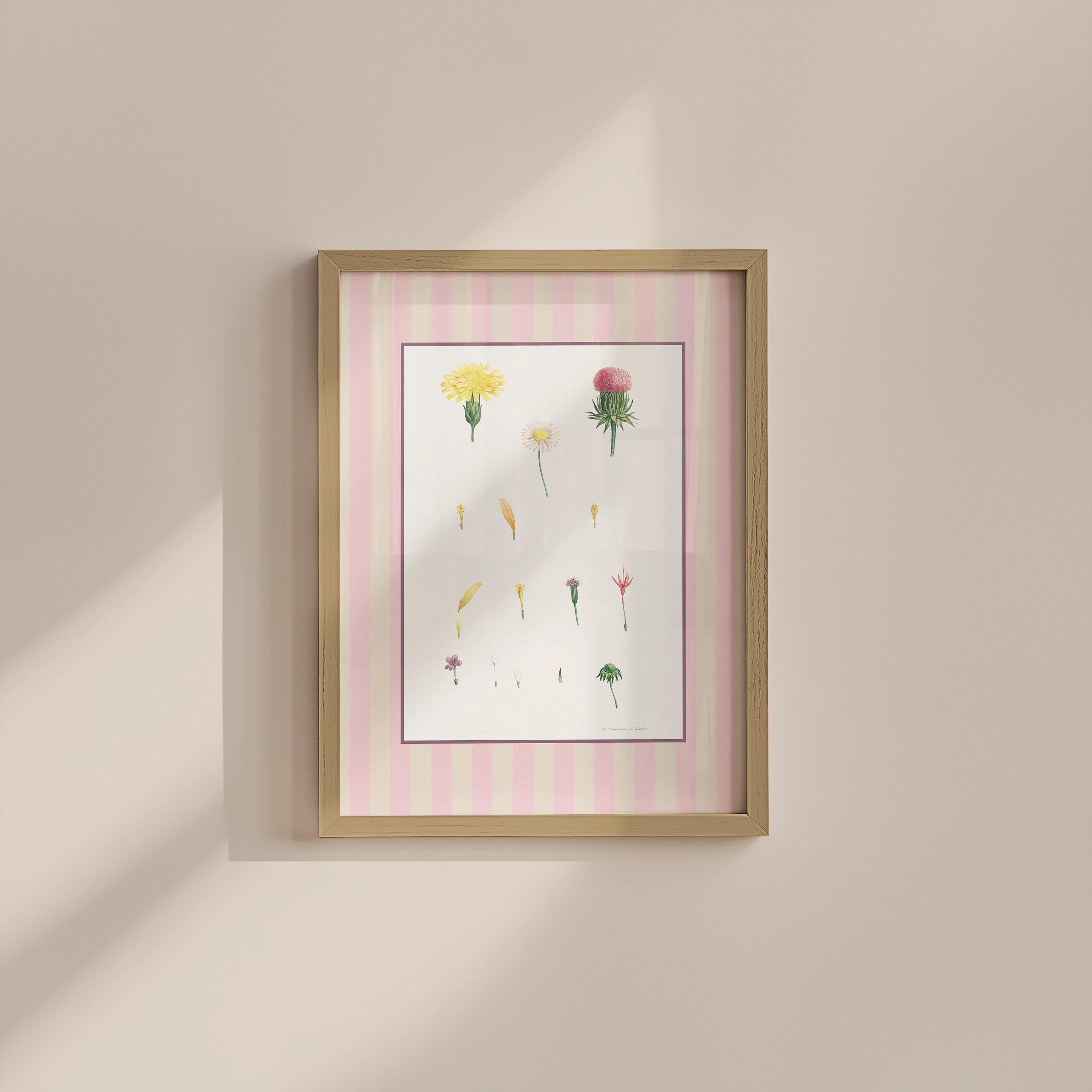 Flower Set Three Digital Art Print