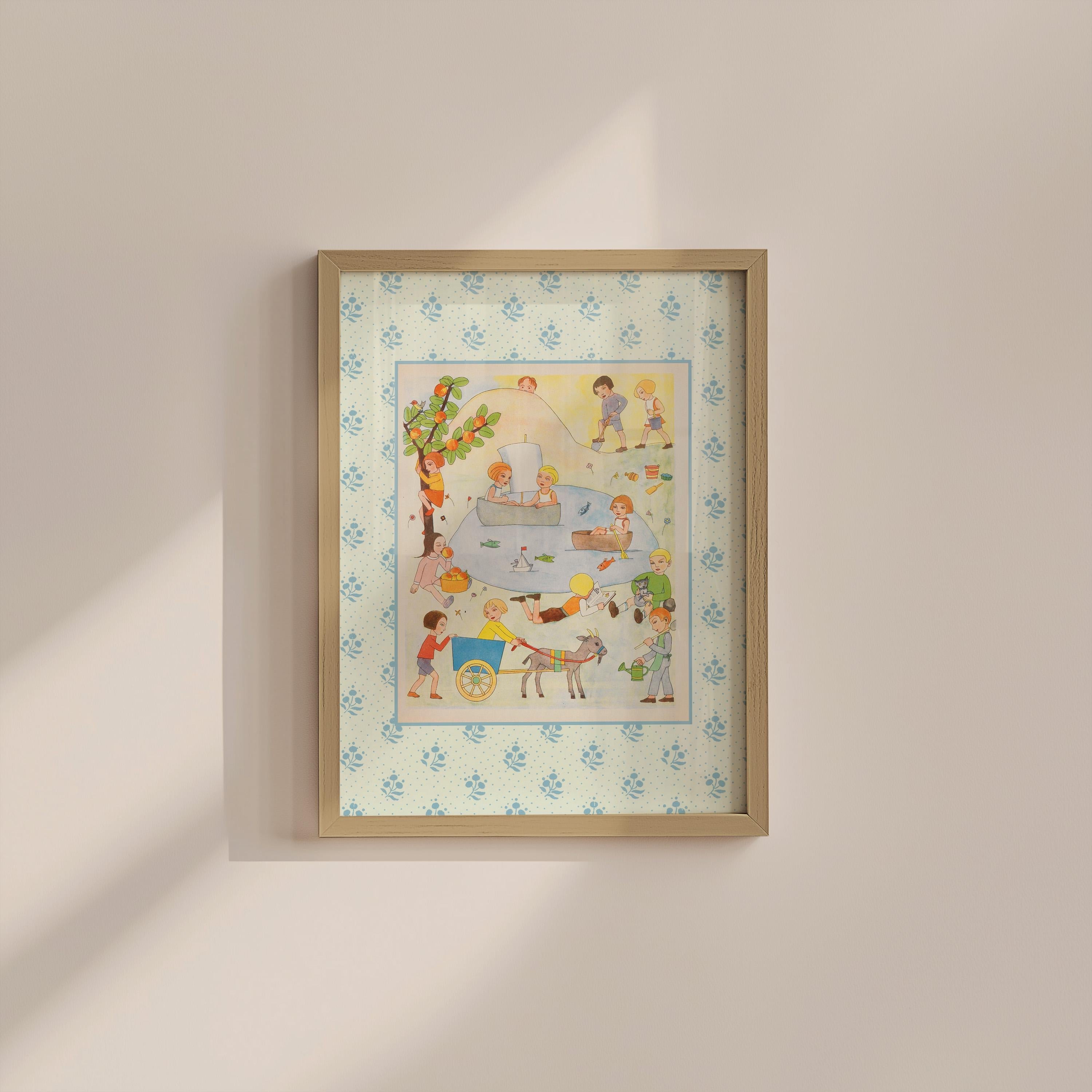 Wunsche Vintage Digital Art Print