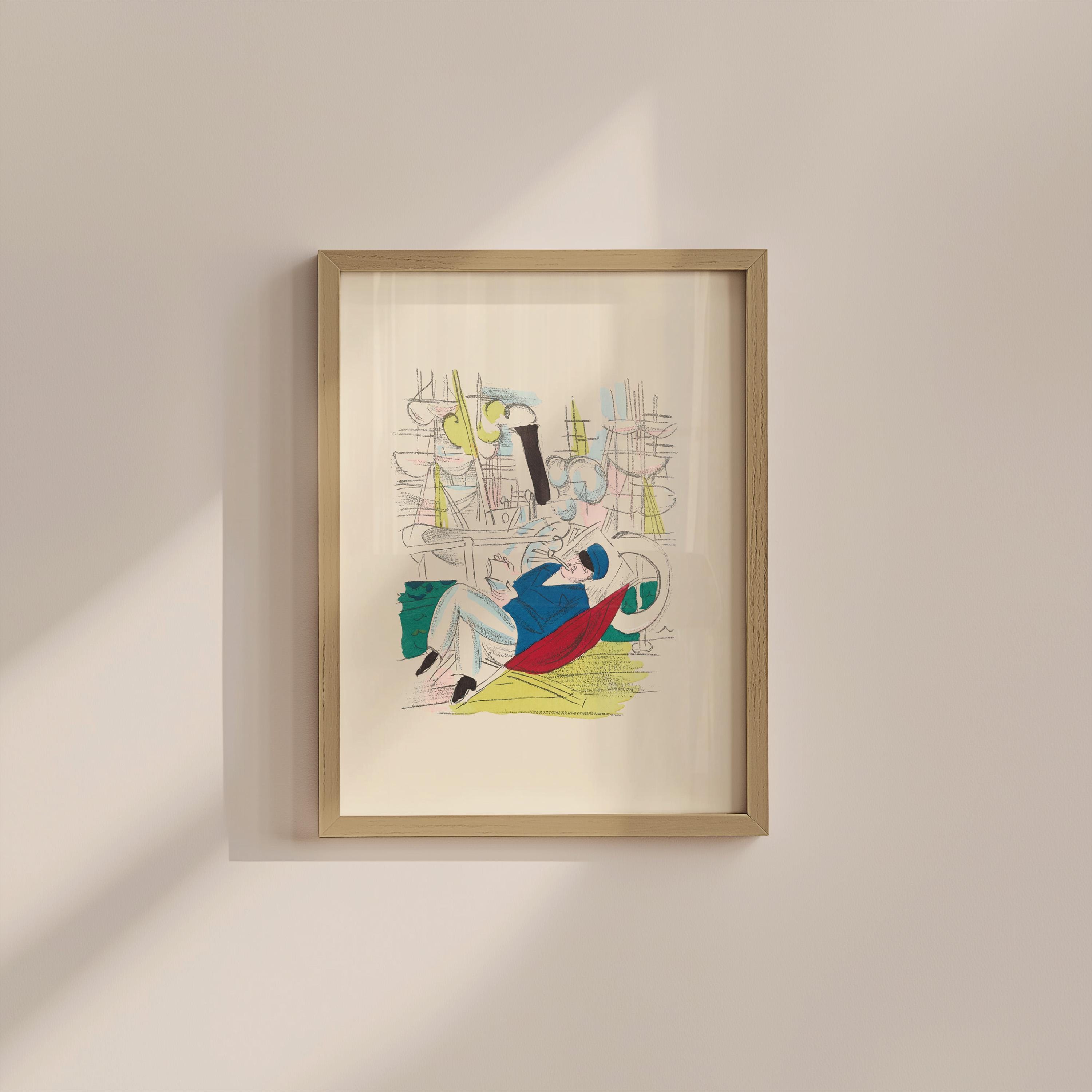 Sailor Vintage Digital Art Print