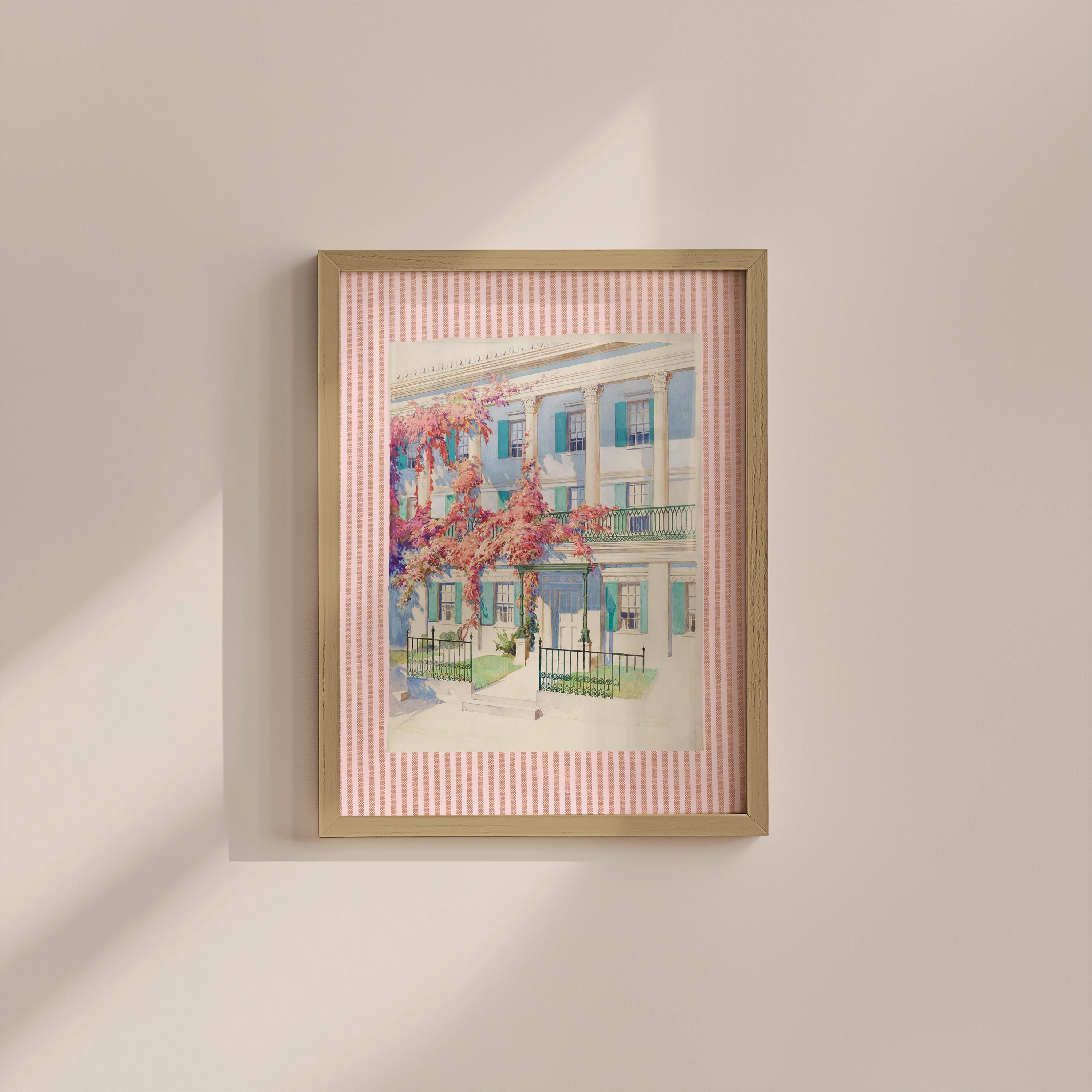 Front Porch Vintage Digital Art Print