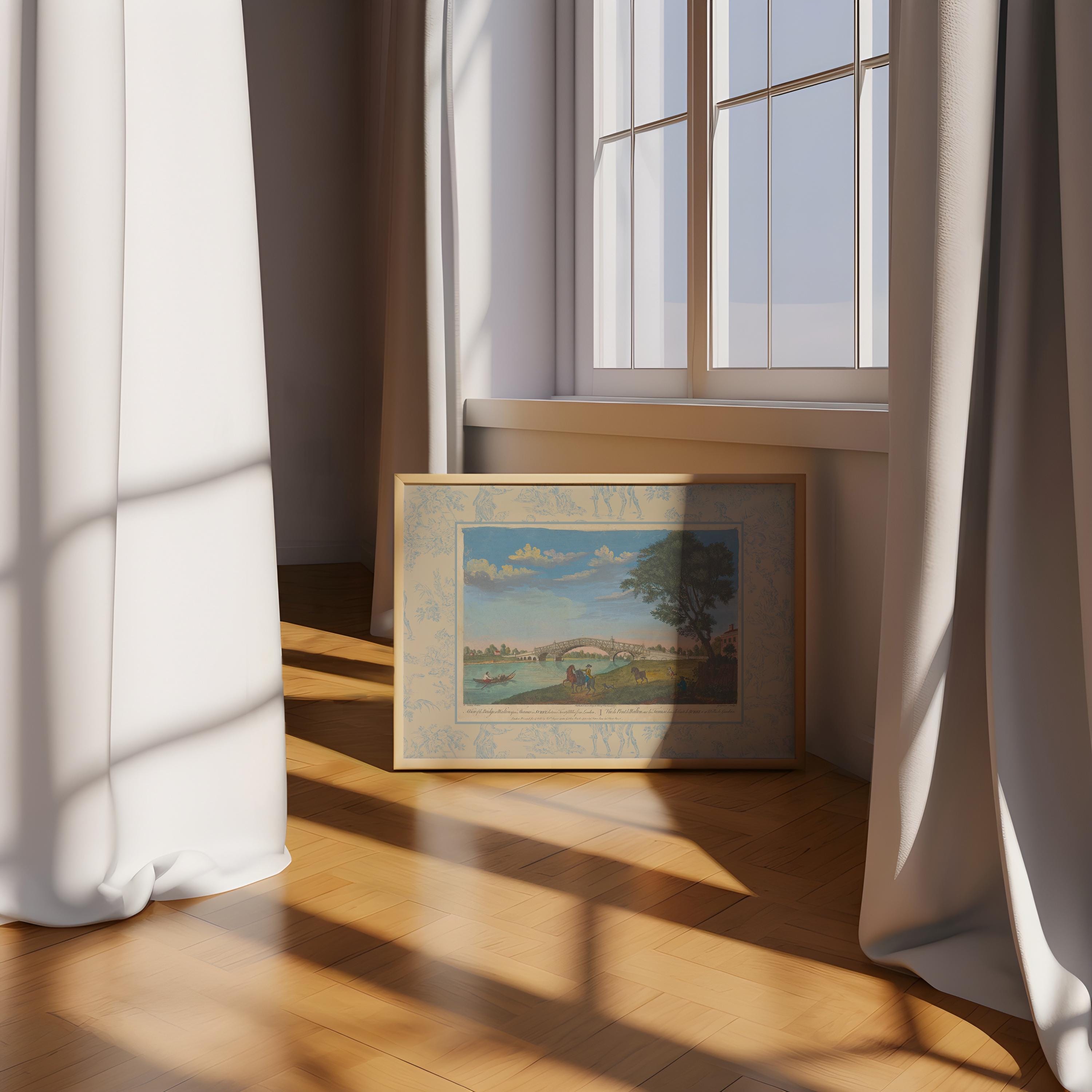 Vintage Gallery Wall Set of 4 Digital Art Prints