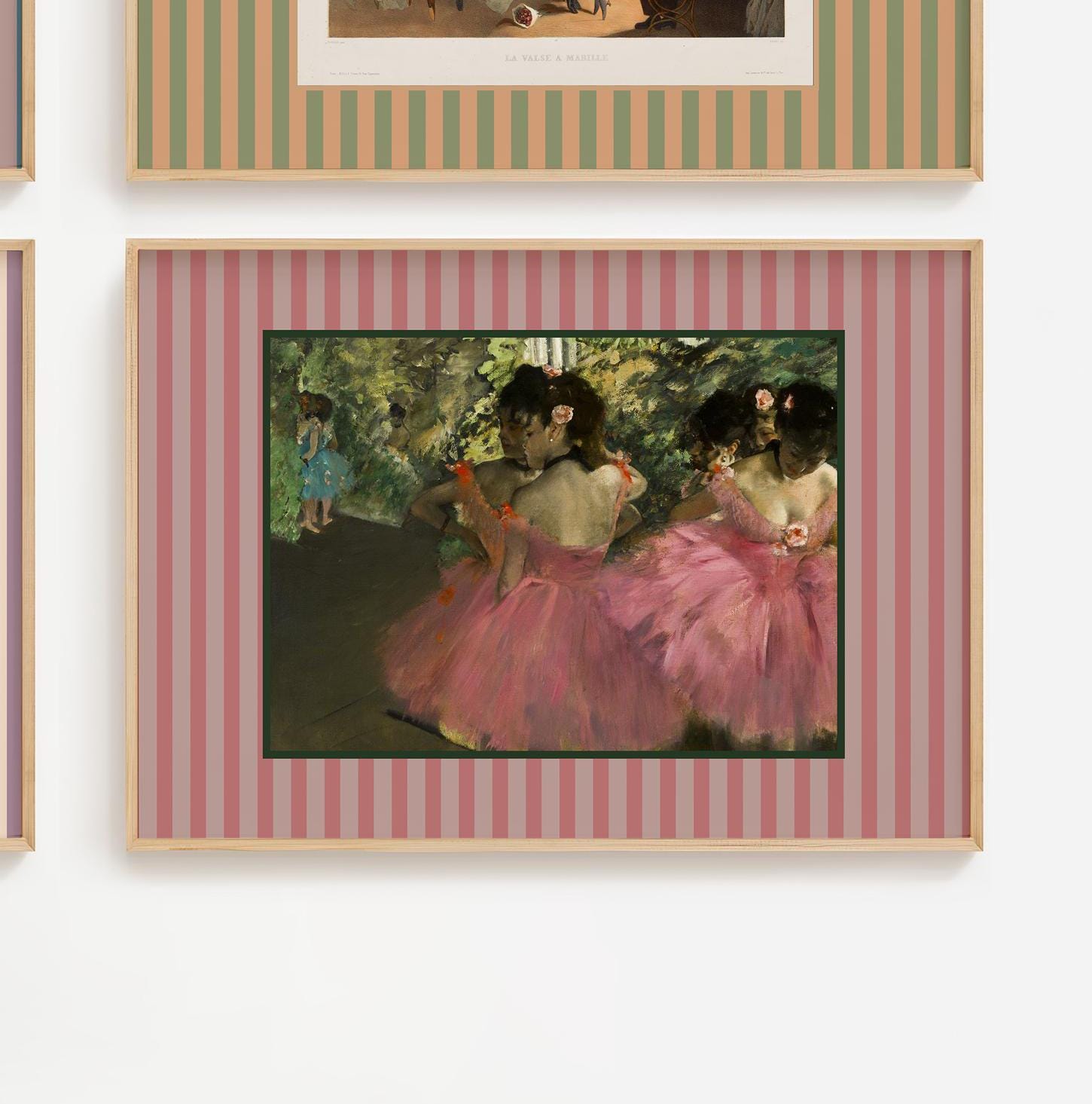 Vintage Dancers Gallery Wall Set of 4 Digital Art Prints