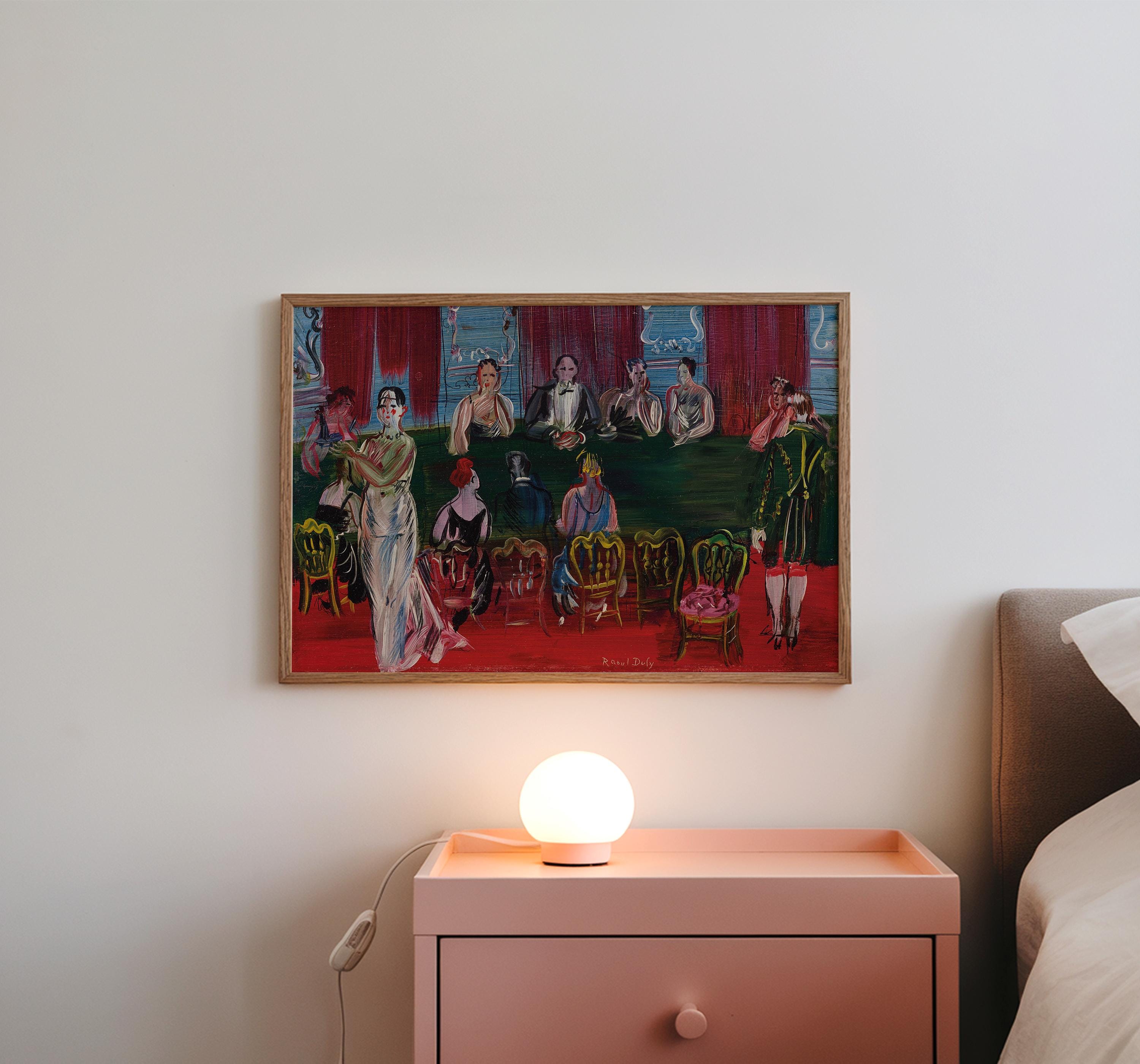 Abstract Music Wall Art | Maximalist Decor | Violin Opera Painting | Vintage Painting Downloadable Print | Fauvist Art Print, Abstract Decor