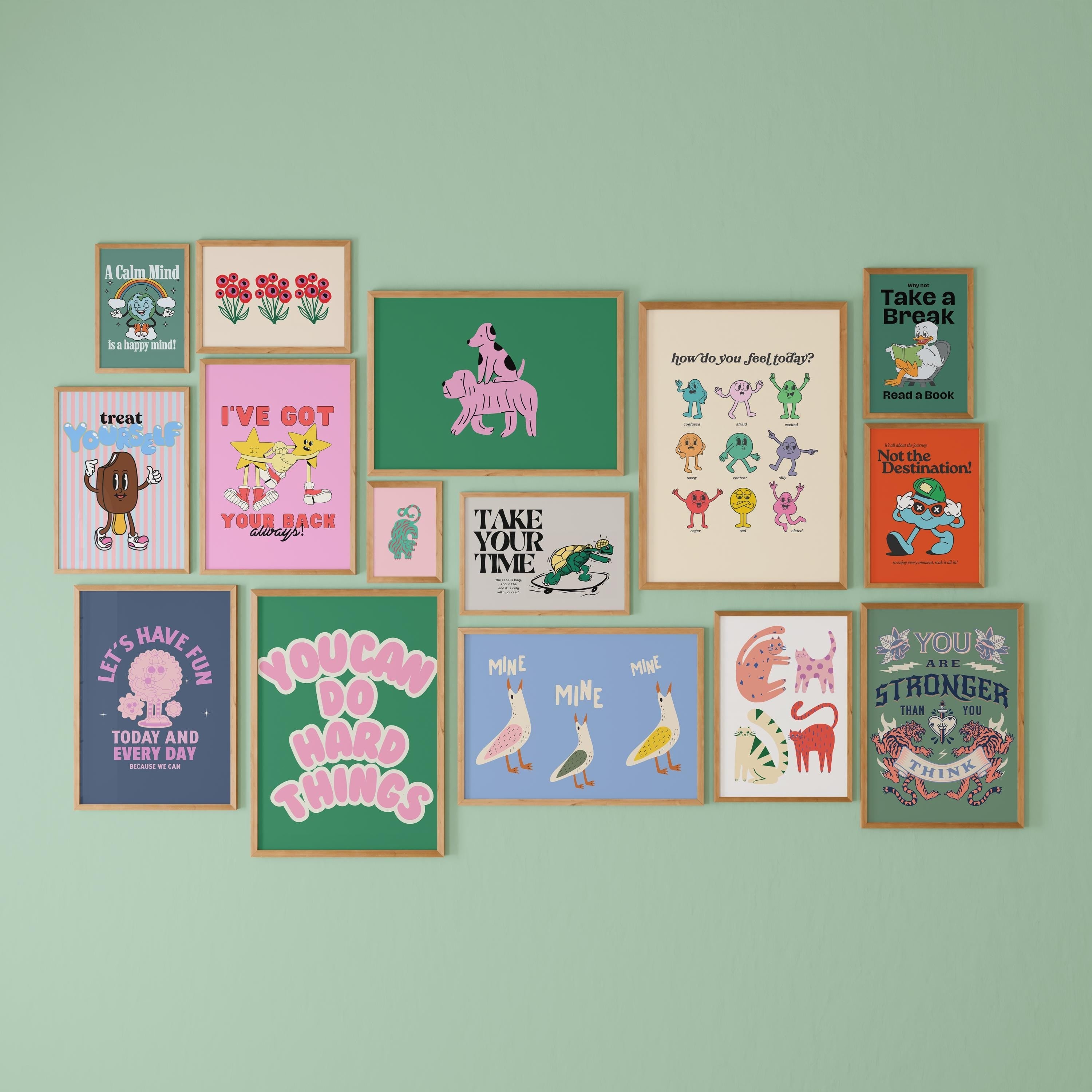 Set of 15 Kids Posters, School Printables, Playroom Prints, Classroom Decor, Learning Poster Bundle, Classroom Posters, Digital Downloads