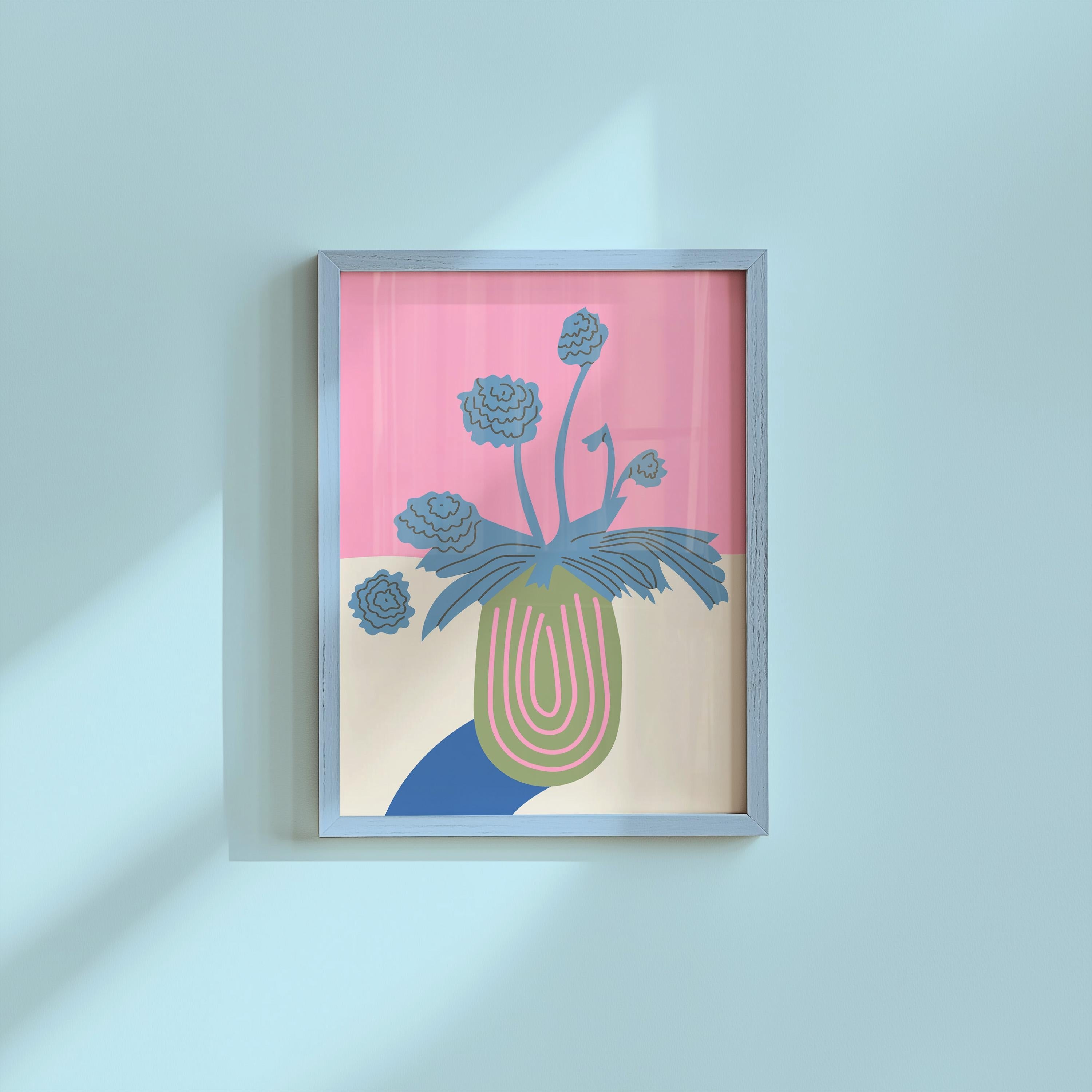Abstract Flower Poster, Retro Flowers Print, Colourful Abstract Wall Art, Matisse Green & Pink Flower Print, Boho Flowers Art PrintAbstract Flower Poster, Retro Flowers Print, Colourful Abstract Wall Art, Matisse Green & Pink Flower Print, Boho Flowers Art Print