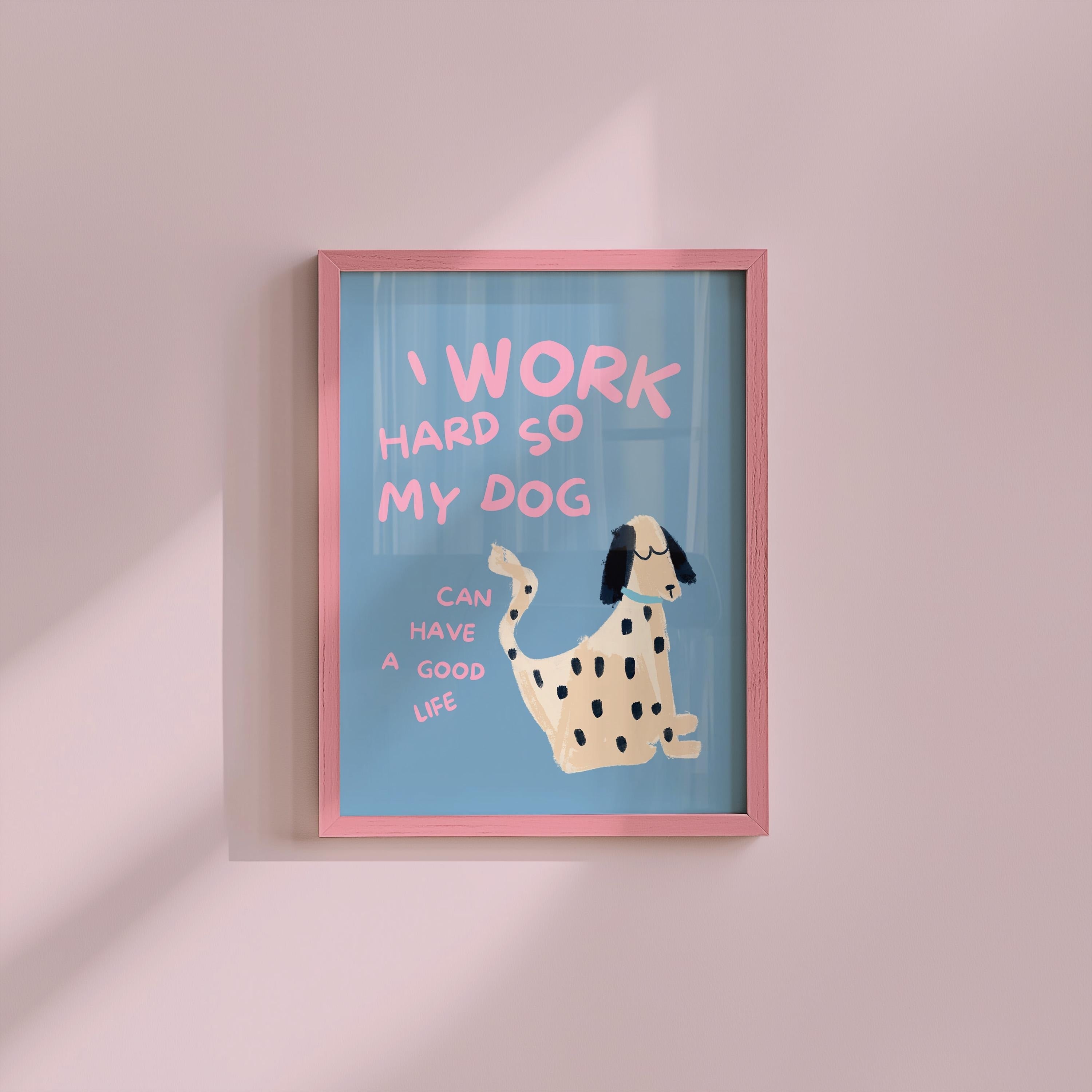 Digital Download, Funny Dog Wall Print, Fun Animal Decor, Downloadable Art, Cute Dog Art, Pop Art, Digital Art Print, Animal Wall Art