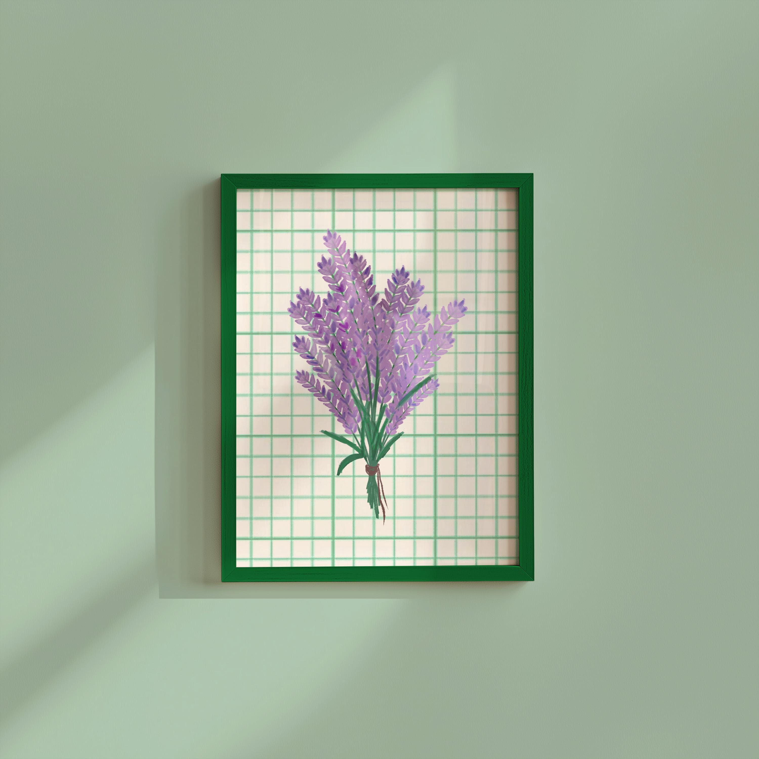Bouquet of Flowers, Floral Art, Lavender Flower Print, Floral Decor, Colorful Art, Girls Bedroom Art Prints, Gift Idea, Minimalist Art