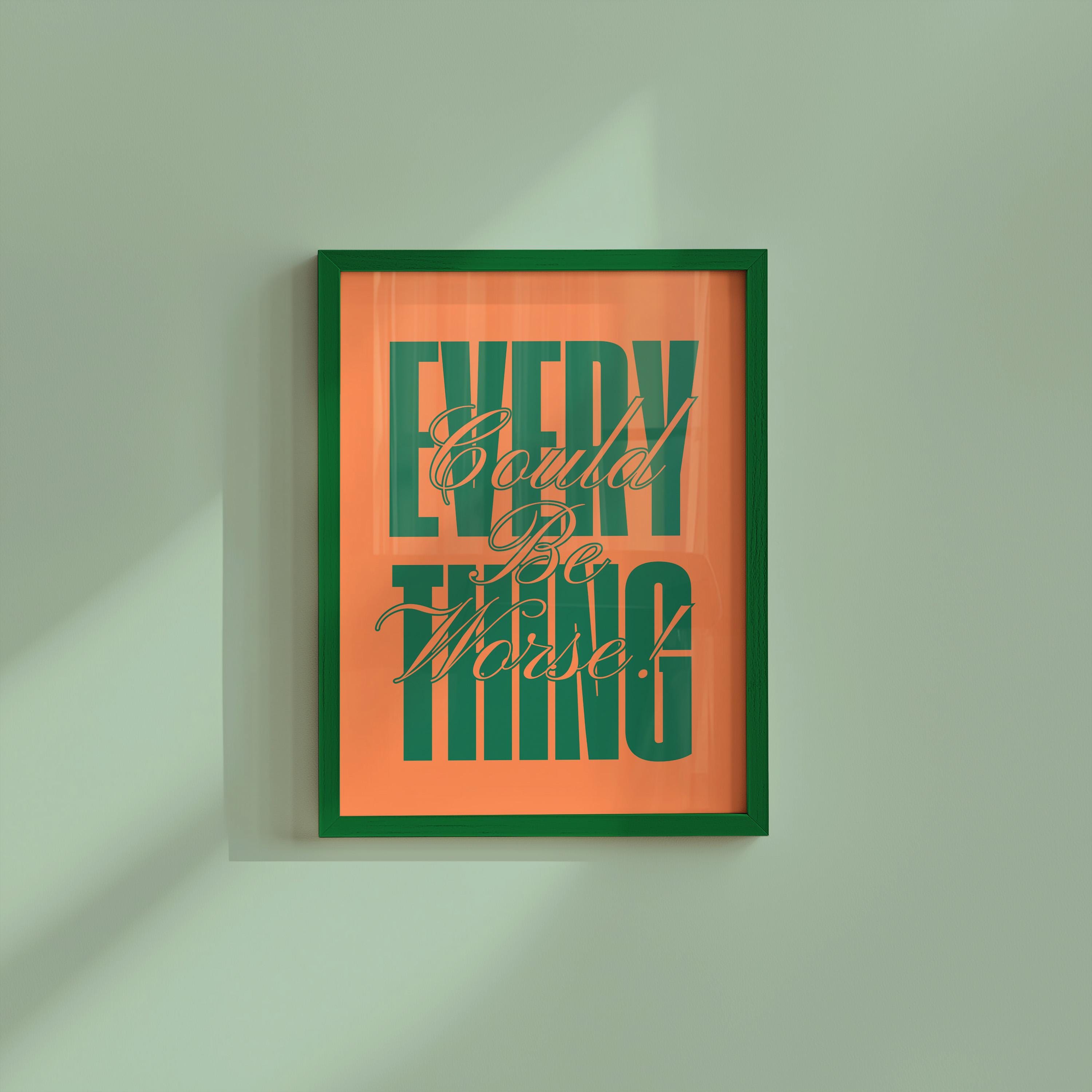 Modern Typography Poster | Trendy Art | Bold Type Poster | Gallery Wall Art | Printable Art | Instant Digital Download |  Funny Typography