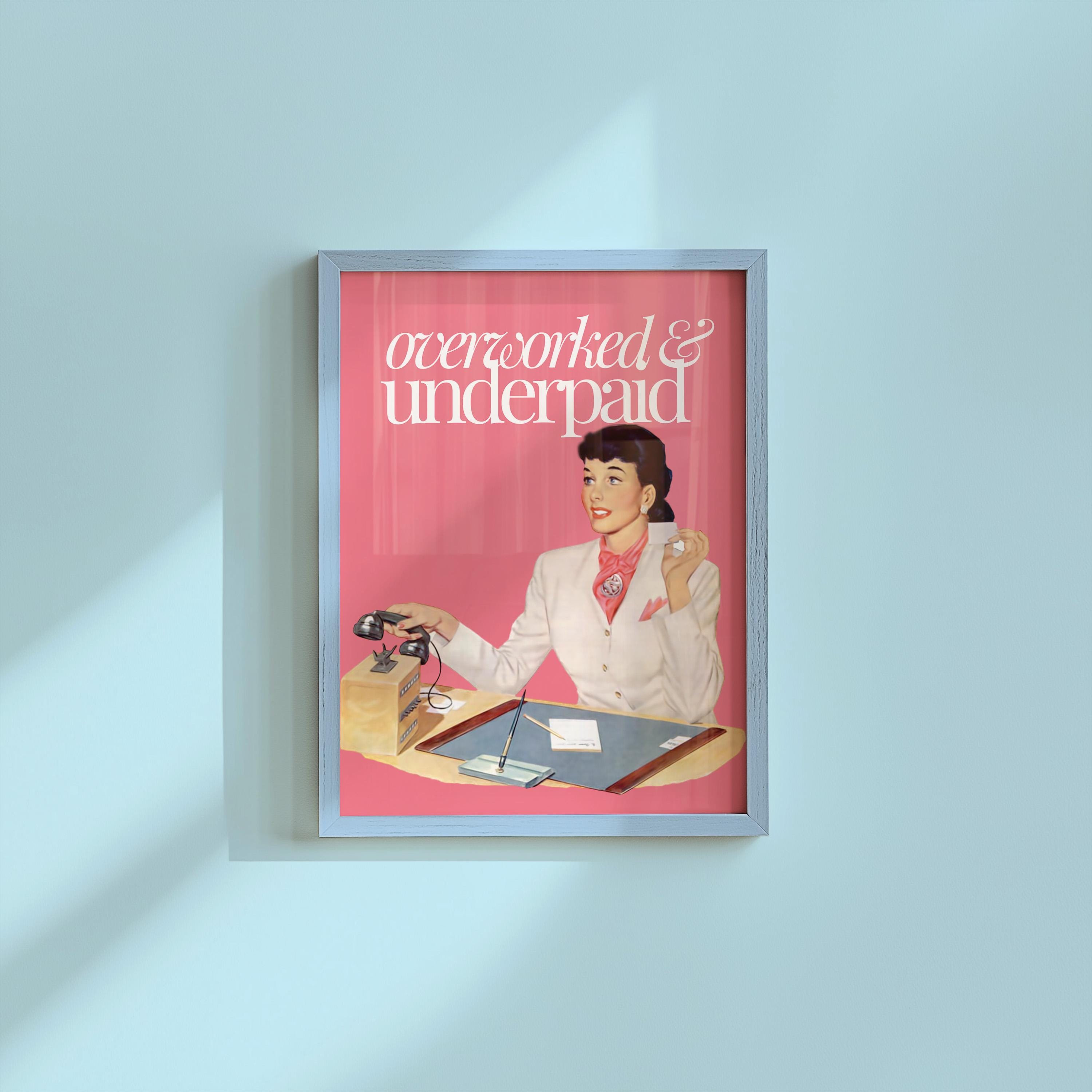 Funny Poster, Retro Wall Art, Vintage Photo Art, Preppy Art, Trendy Print, It Girl Art, Office Art Print, Apartment Decor, Trendy Wall Art