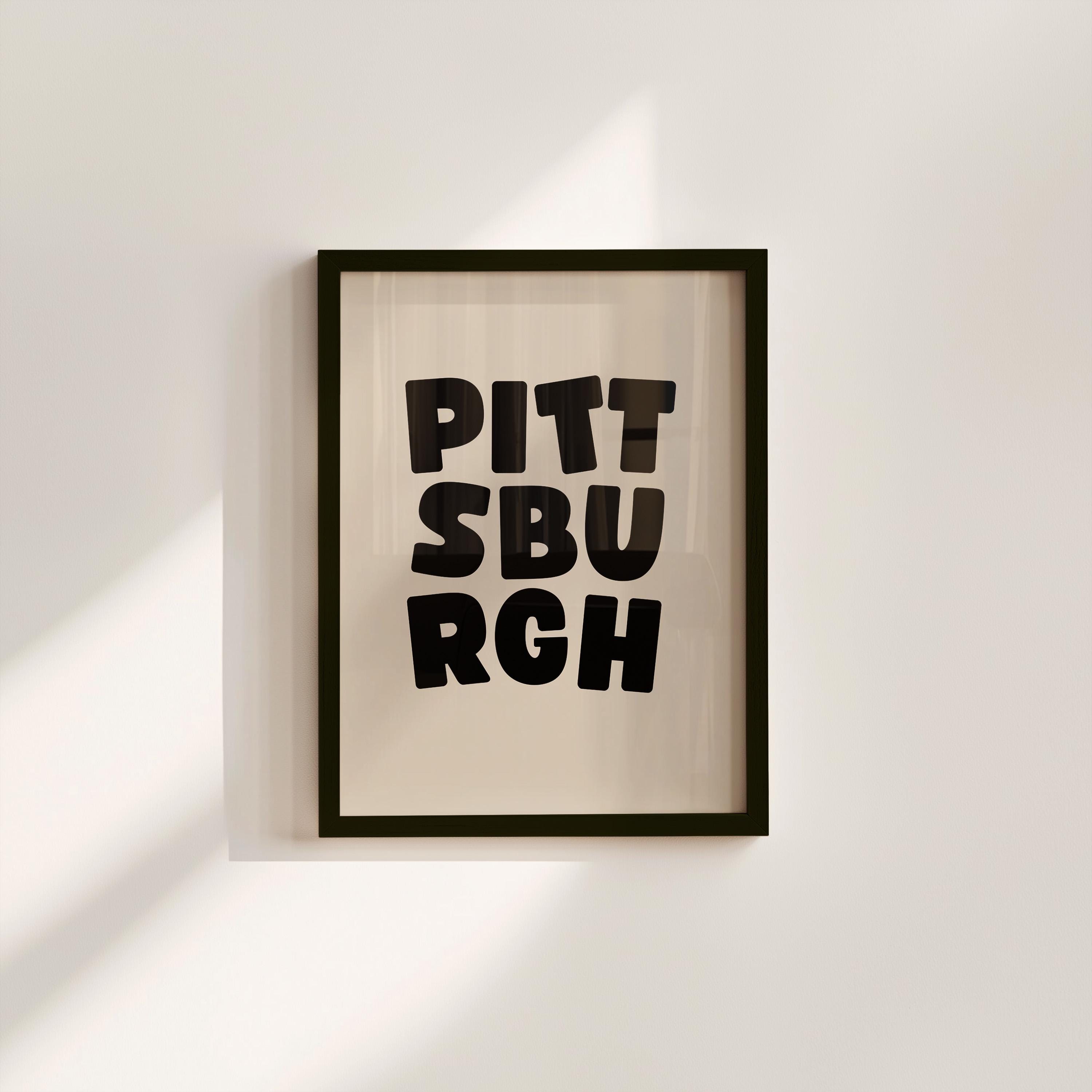 Pittsburgh Digital Art Print