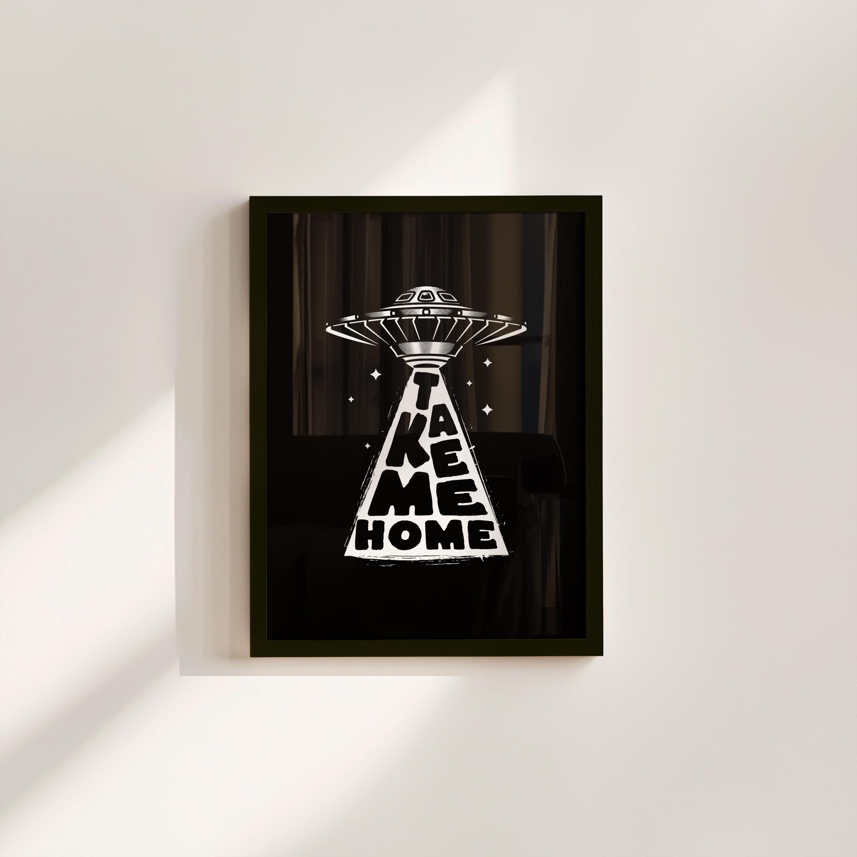 UFO Digital Art Print