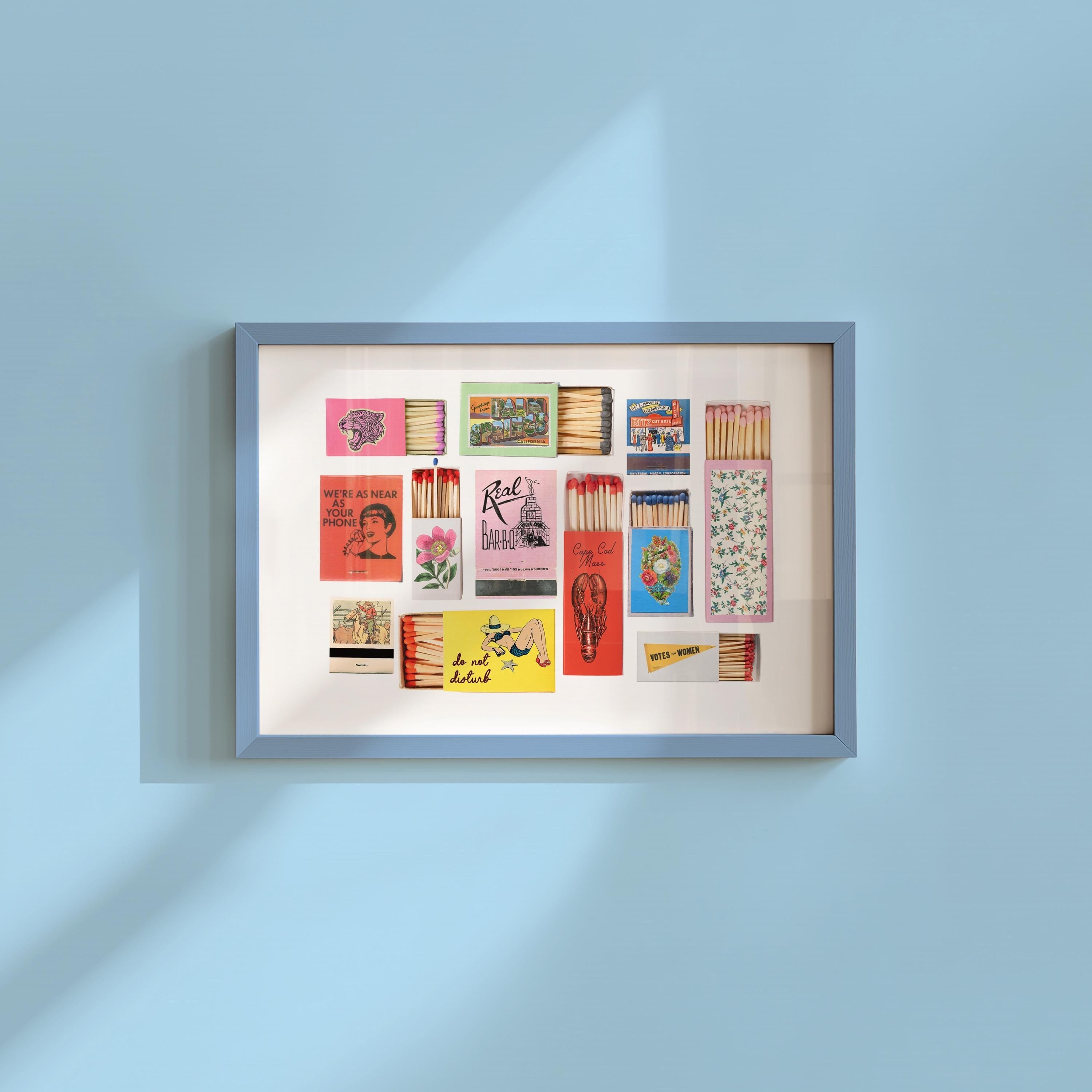 Matchbook Horizontal Two Digital Art Print