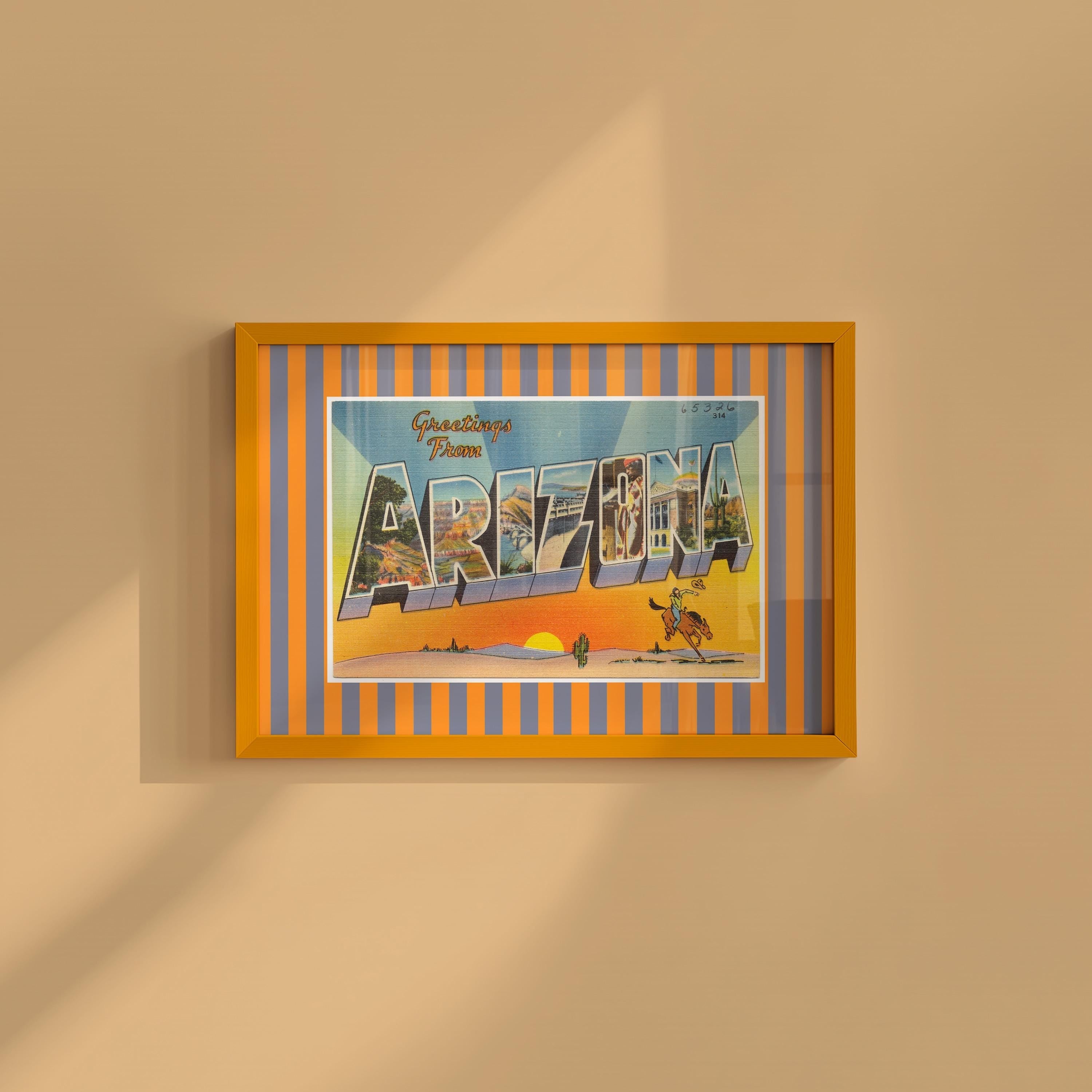 Greetings From Arizona Digital Art Print