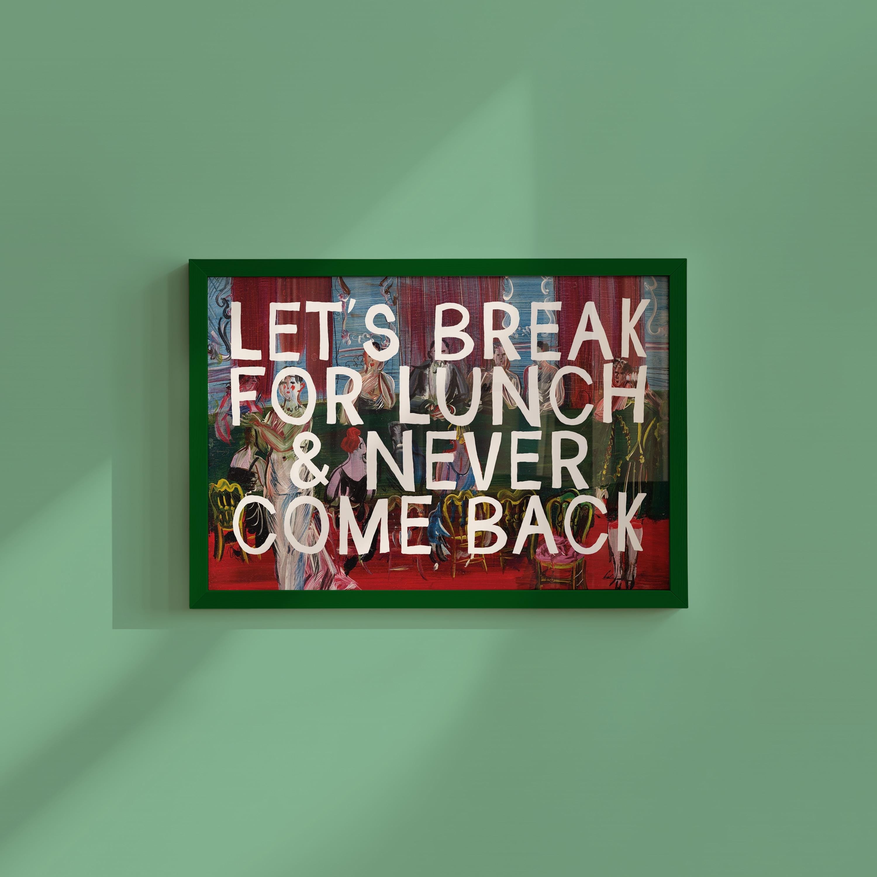 Let's Break For Lunch Digital Art Print