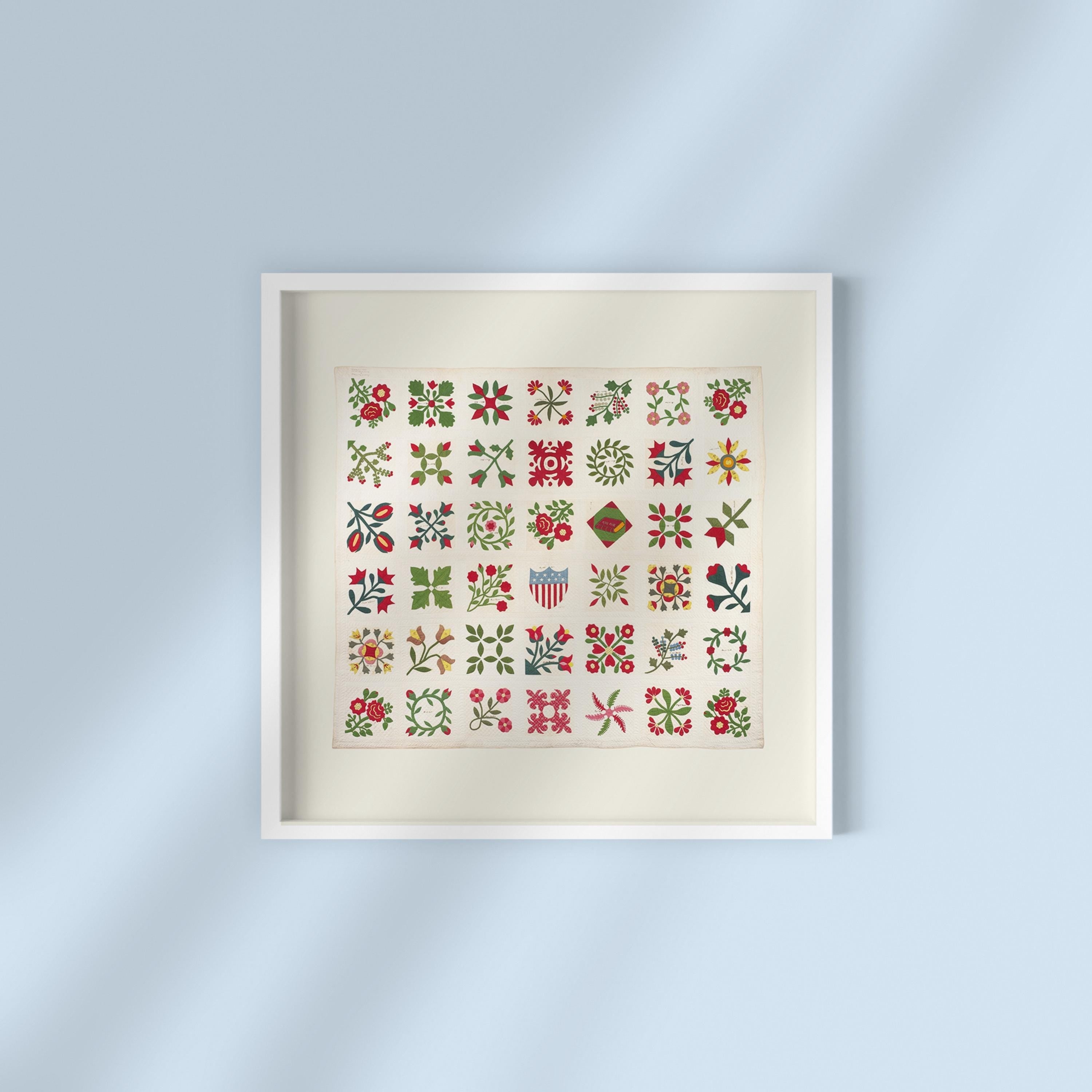 Vintage Classic Quilt Digital Art Print