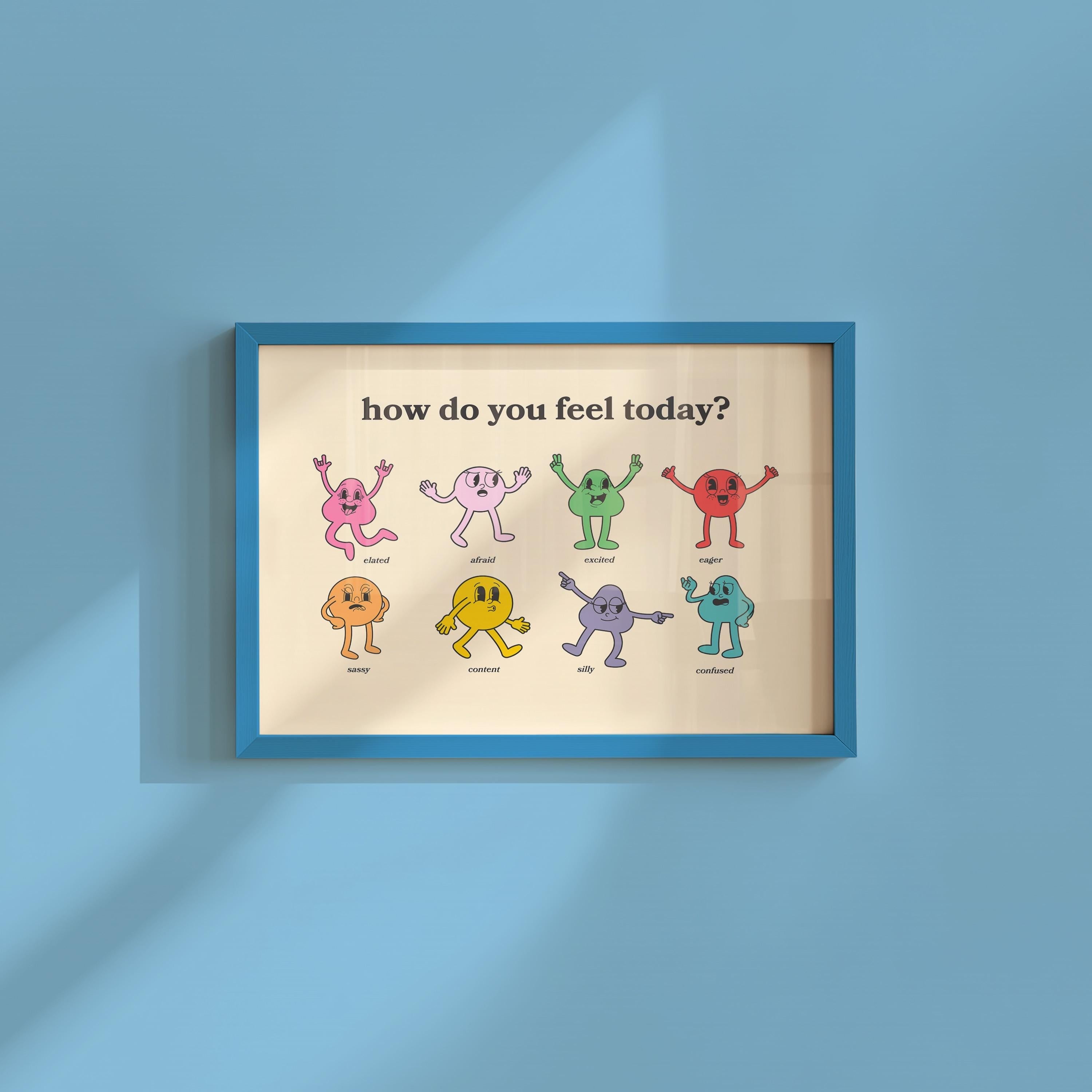 How Do You Feel Today? Horizontal Digital Art Print