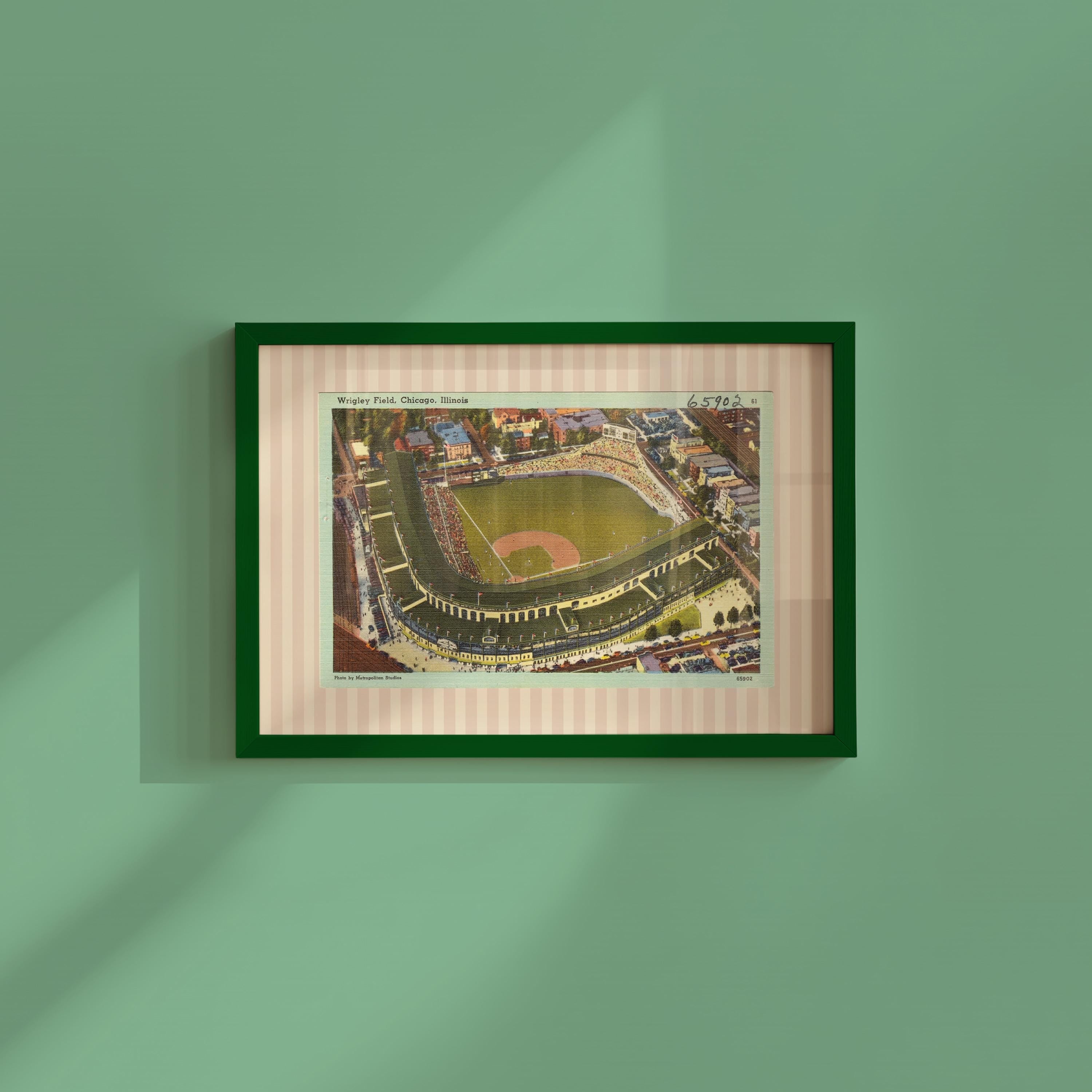 Wrigley Field Chicago Digital Art Print