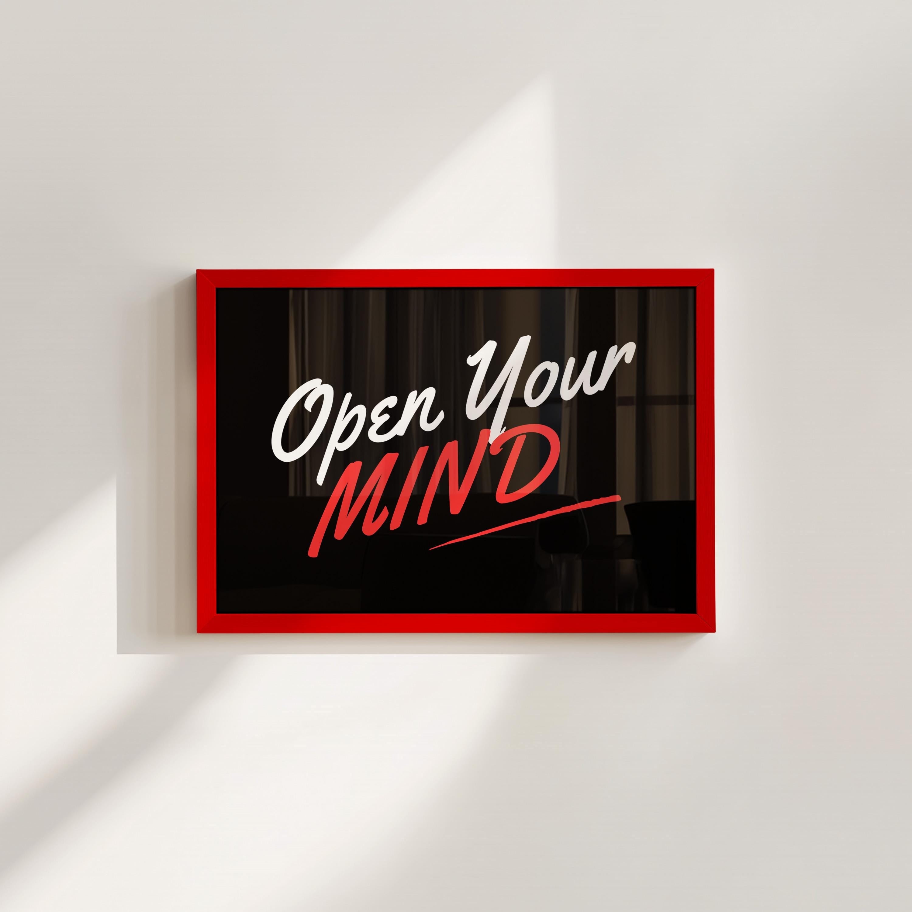 Open Your Mind Digital Art Print