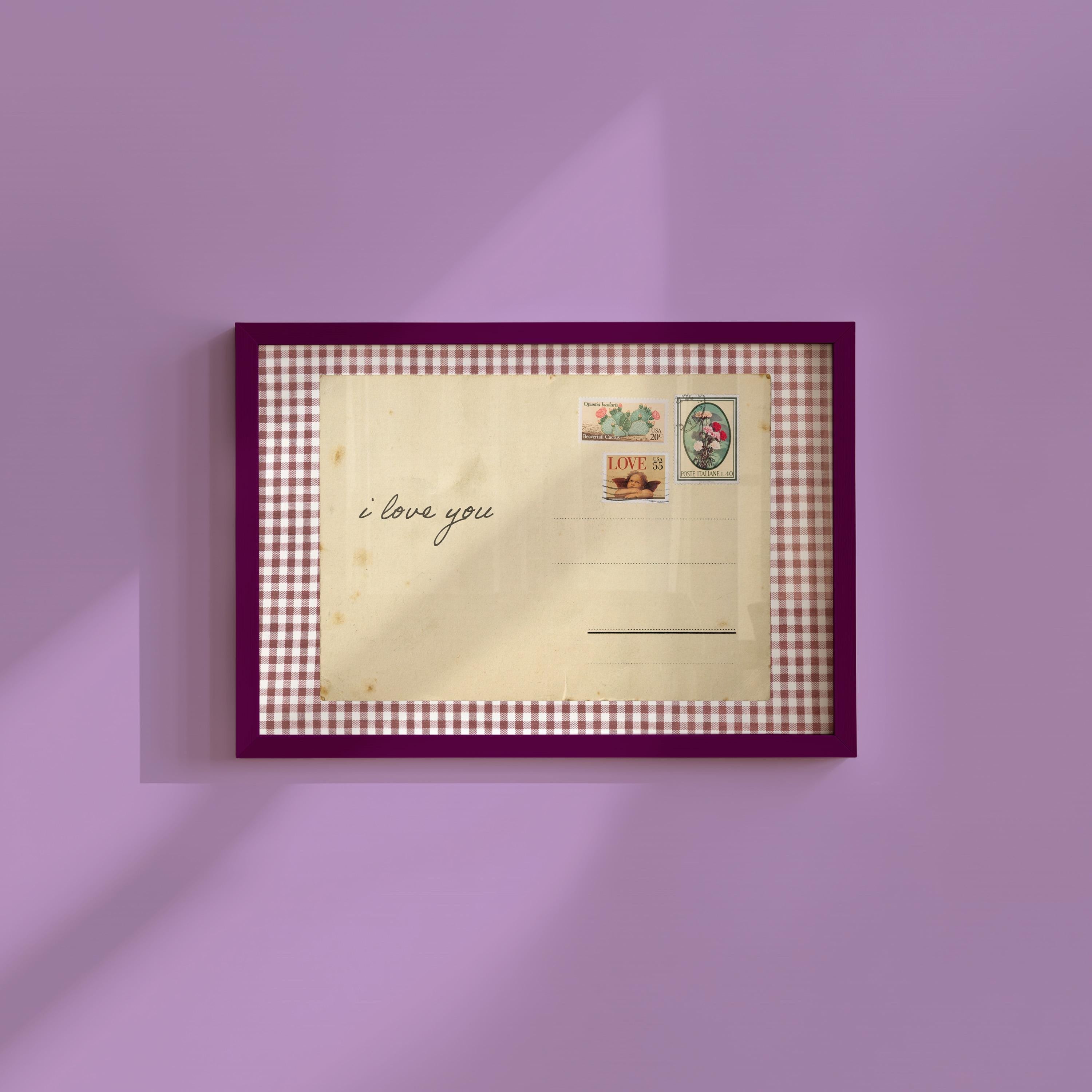 I Love You Postcard Digital Art Print