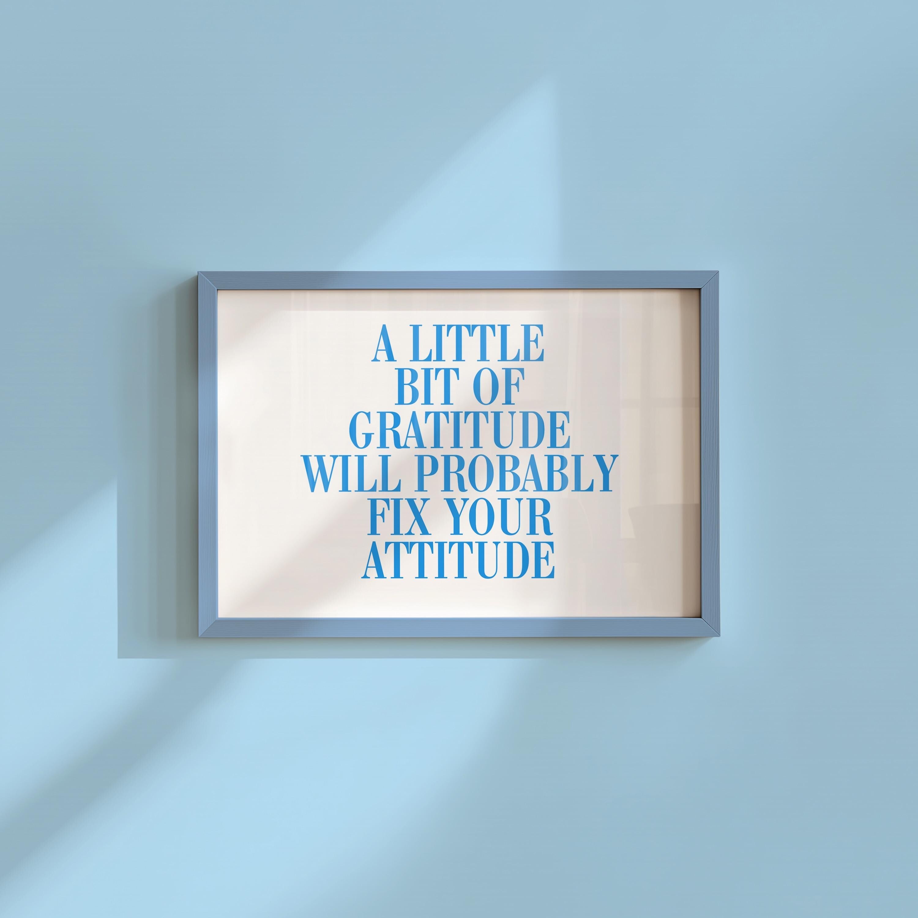 Gratitude Horizontal Digital Art Print