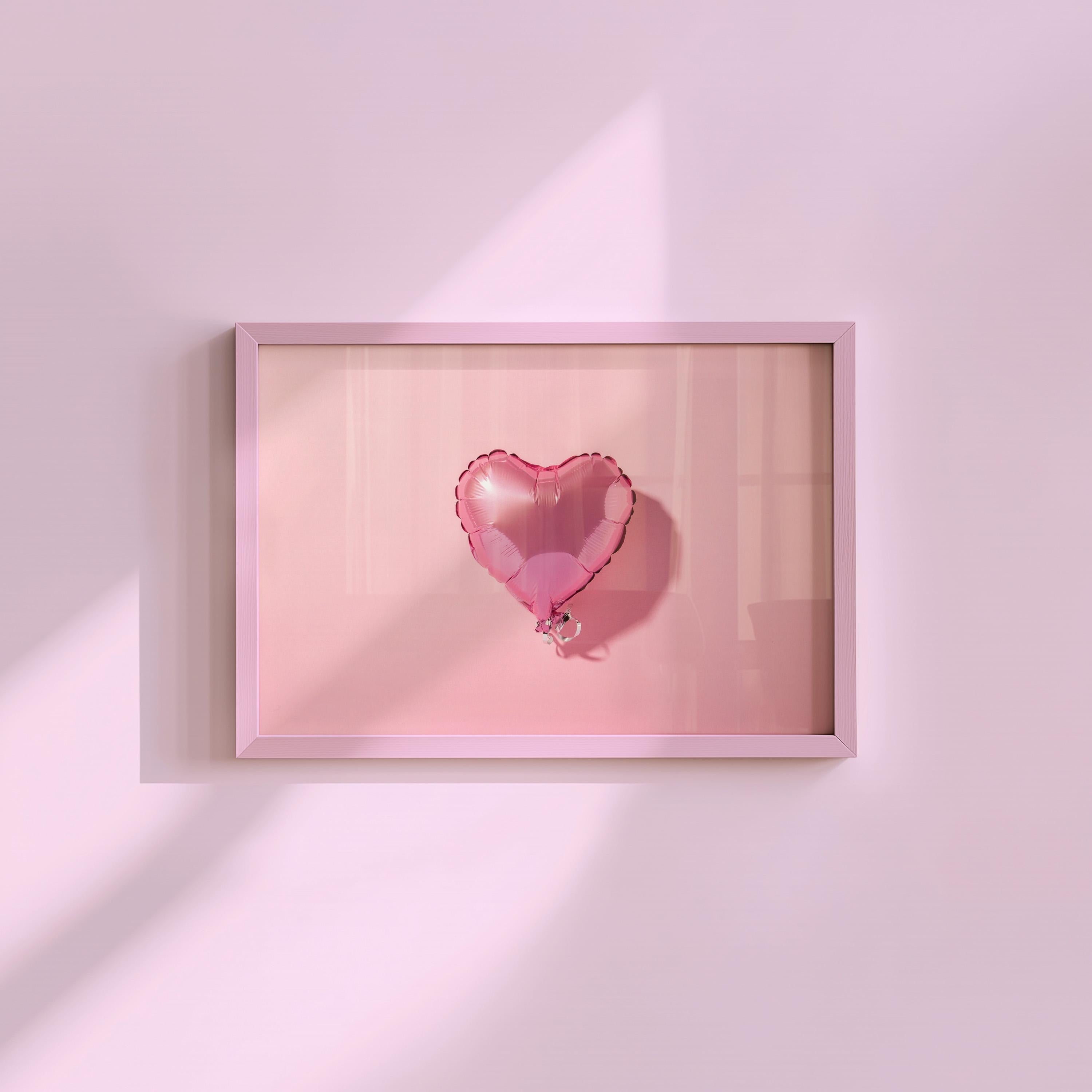 Heart Ballon Horizontal Digital Art Print