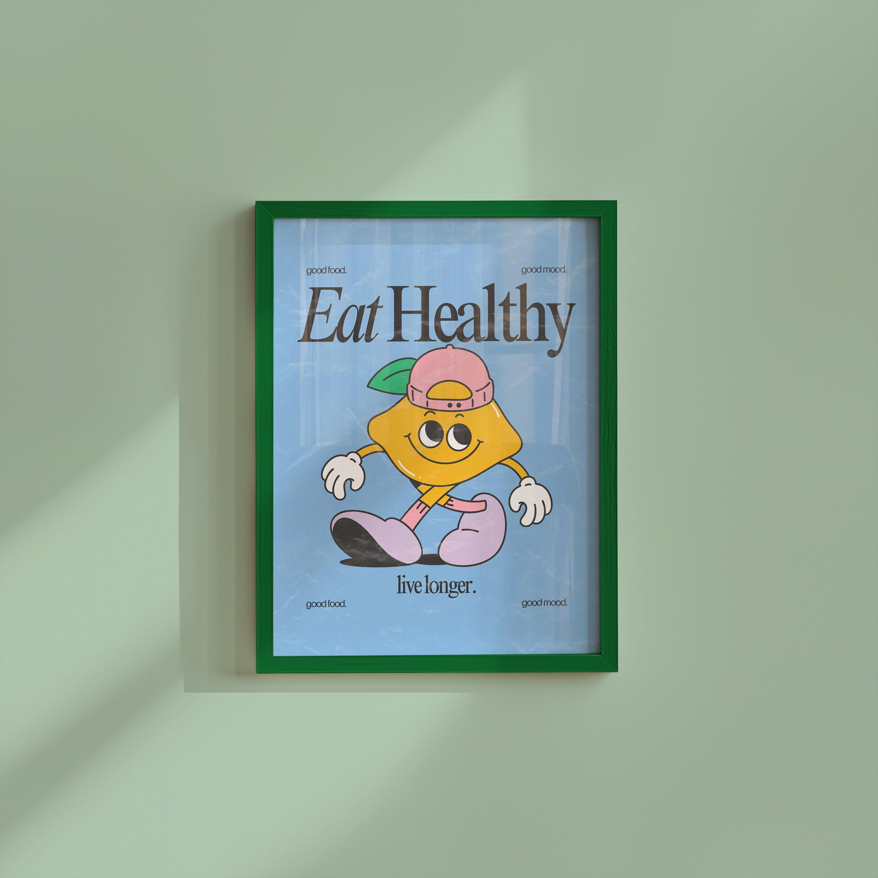 Eat Healthy Digital Art Print