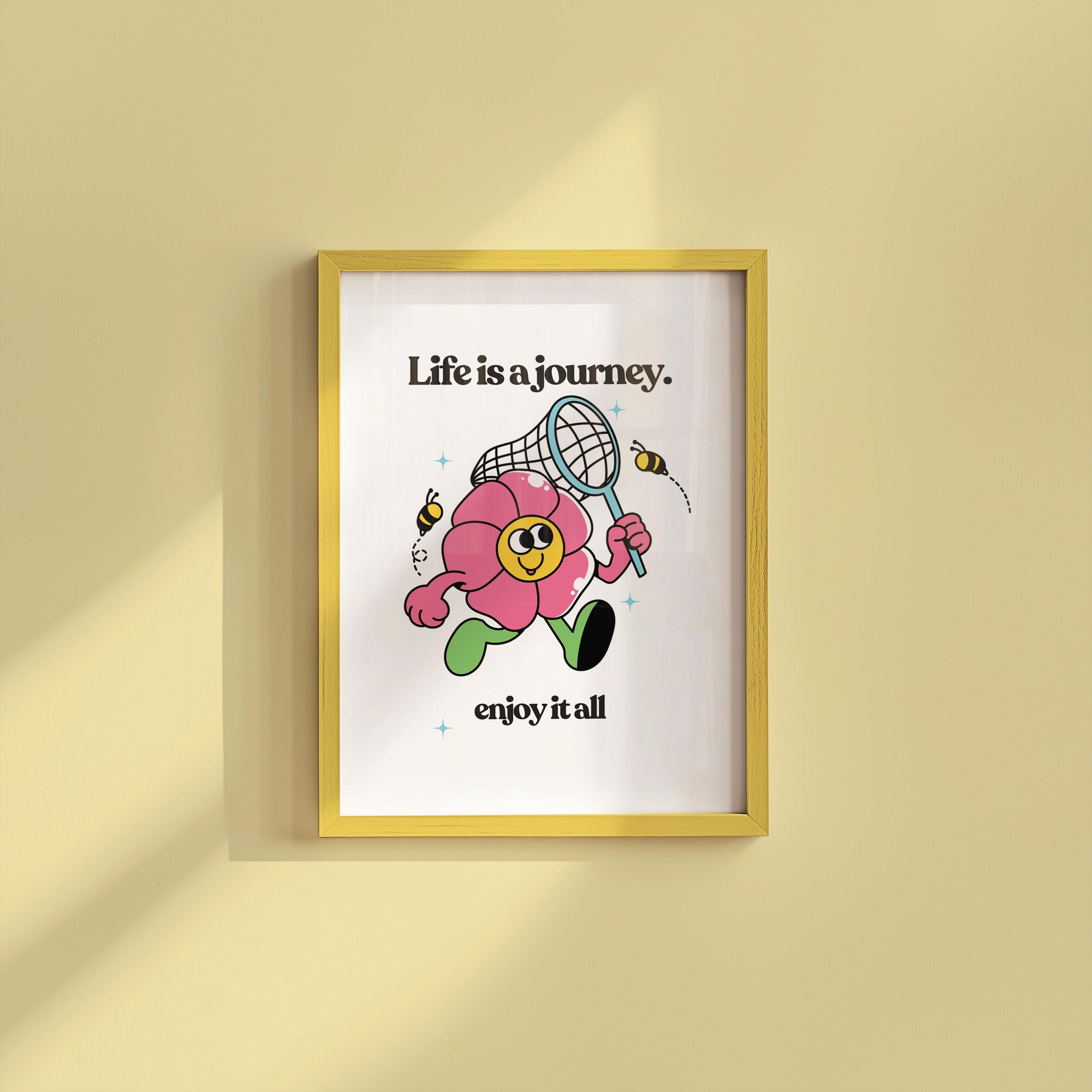 Life is a Journey Digital Art Print